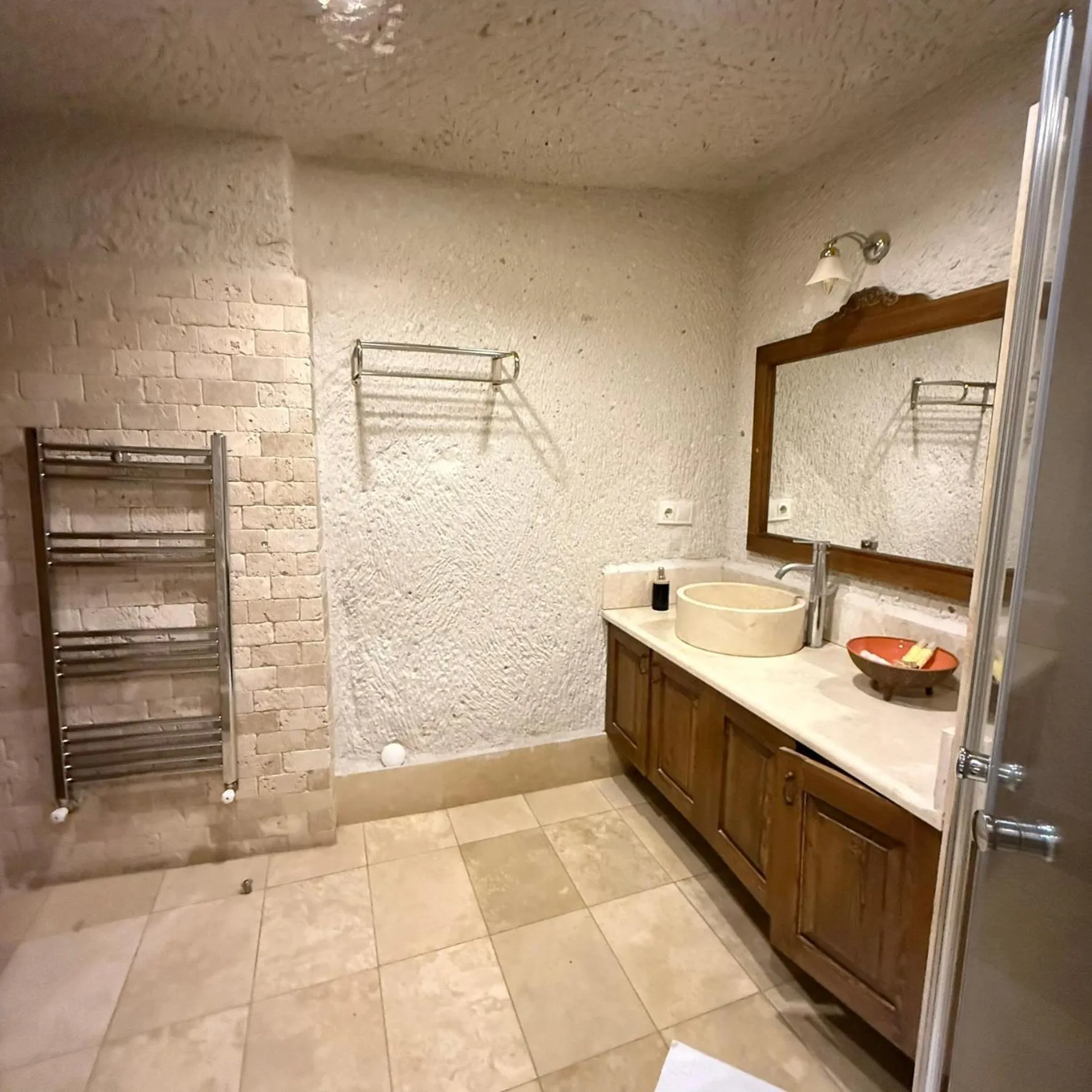 Bathroom in Local Cave House