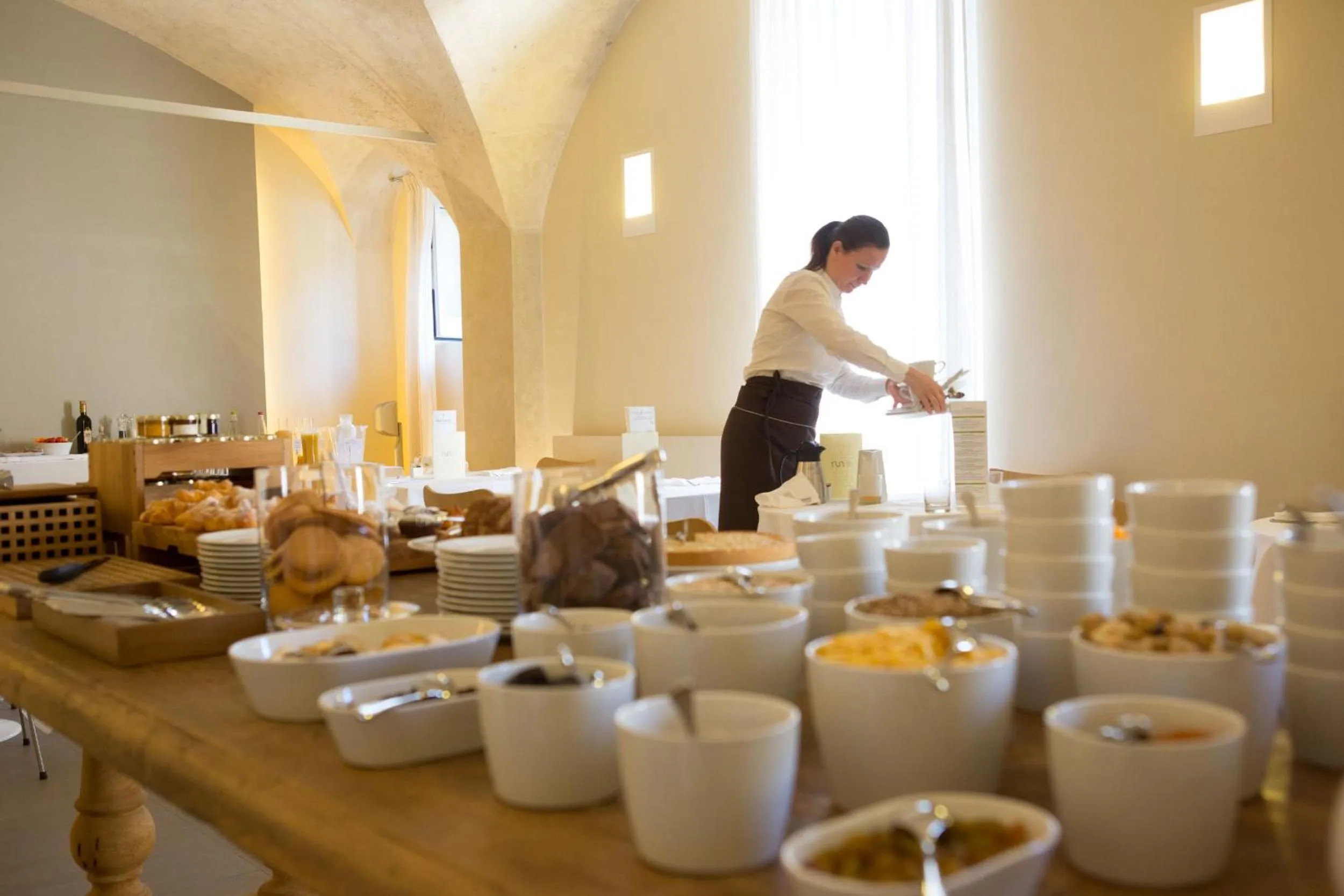 Buffet breakfast in Nun Assisi Relais & Spa Museum