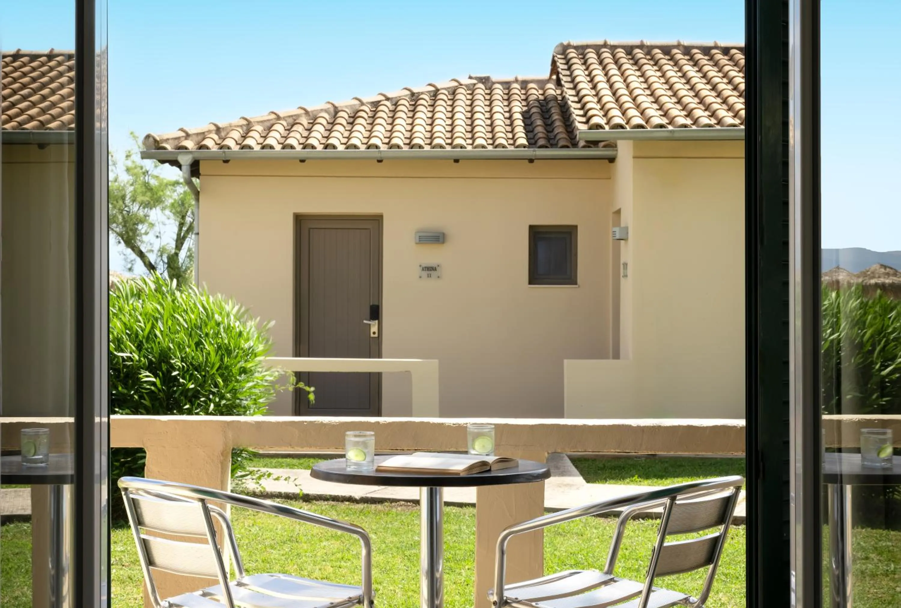 Garden view in Mitsis Messonghi