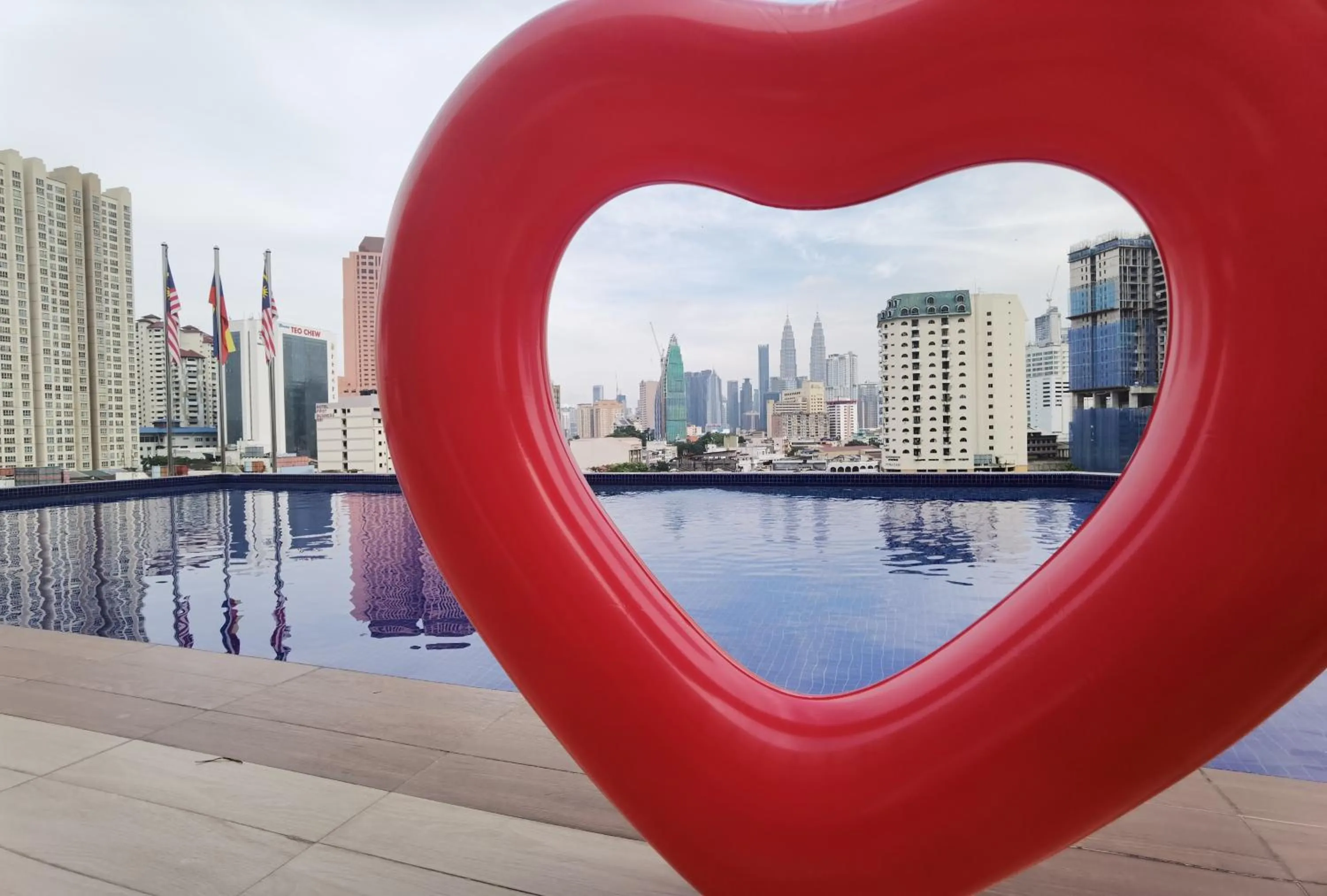 Swimming pool in Leo Palace Hotel New Wing, WTC Kuala Lumpur