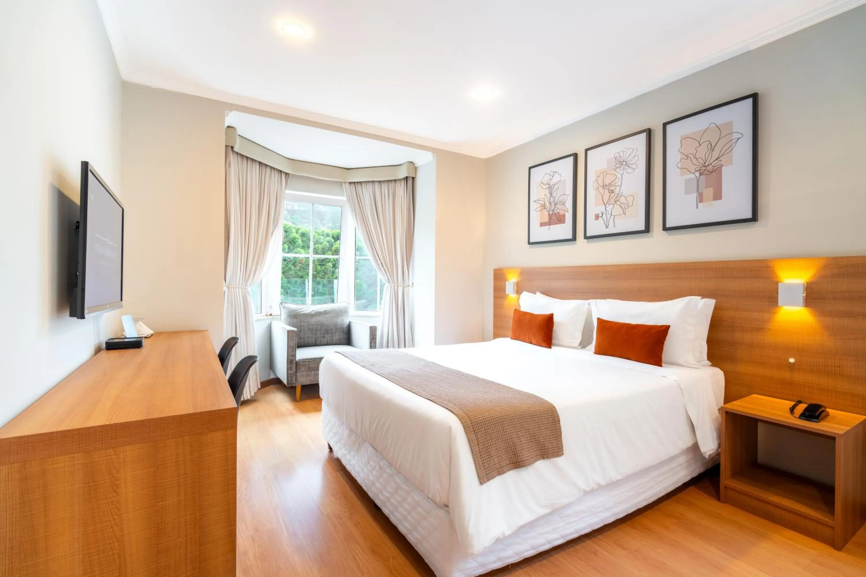 Bed in Pousada Grandchamp - Campos do Jordao