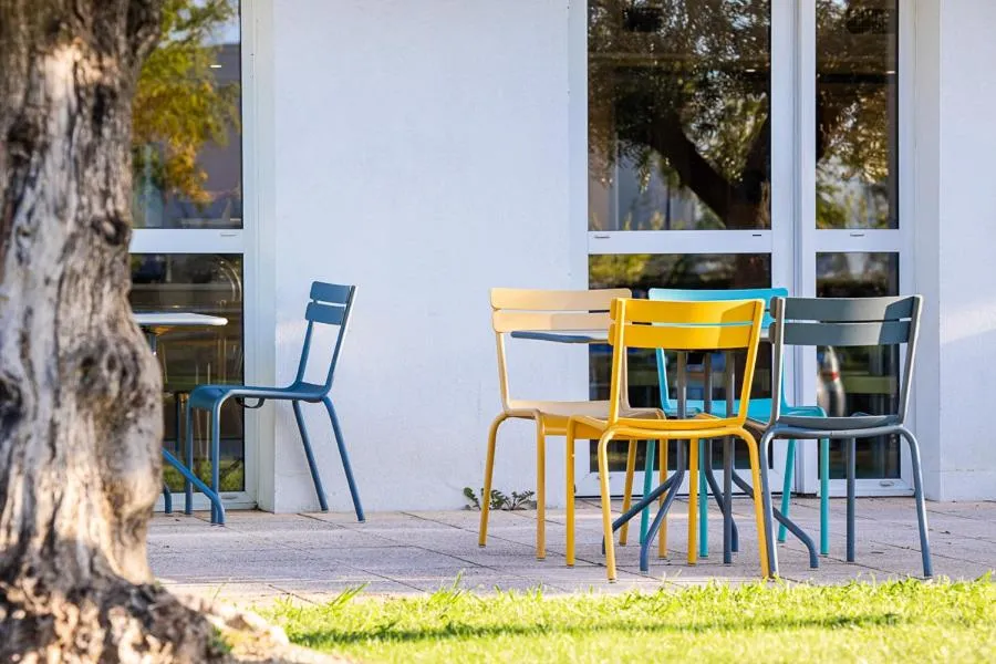 Patio in ibis budget Carcassonne Aéroport - A61