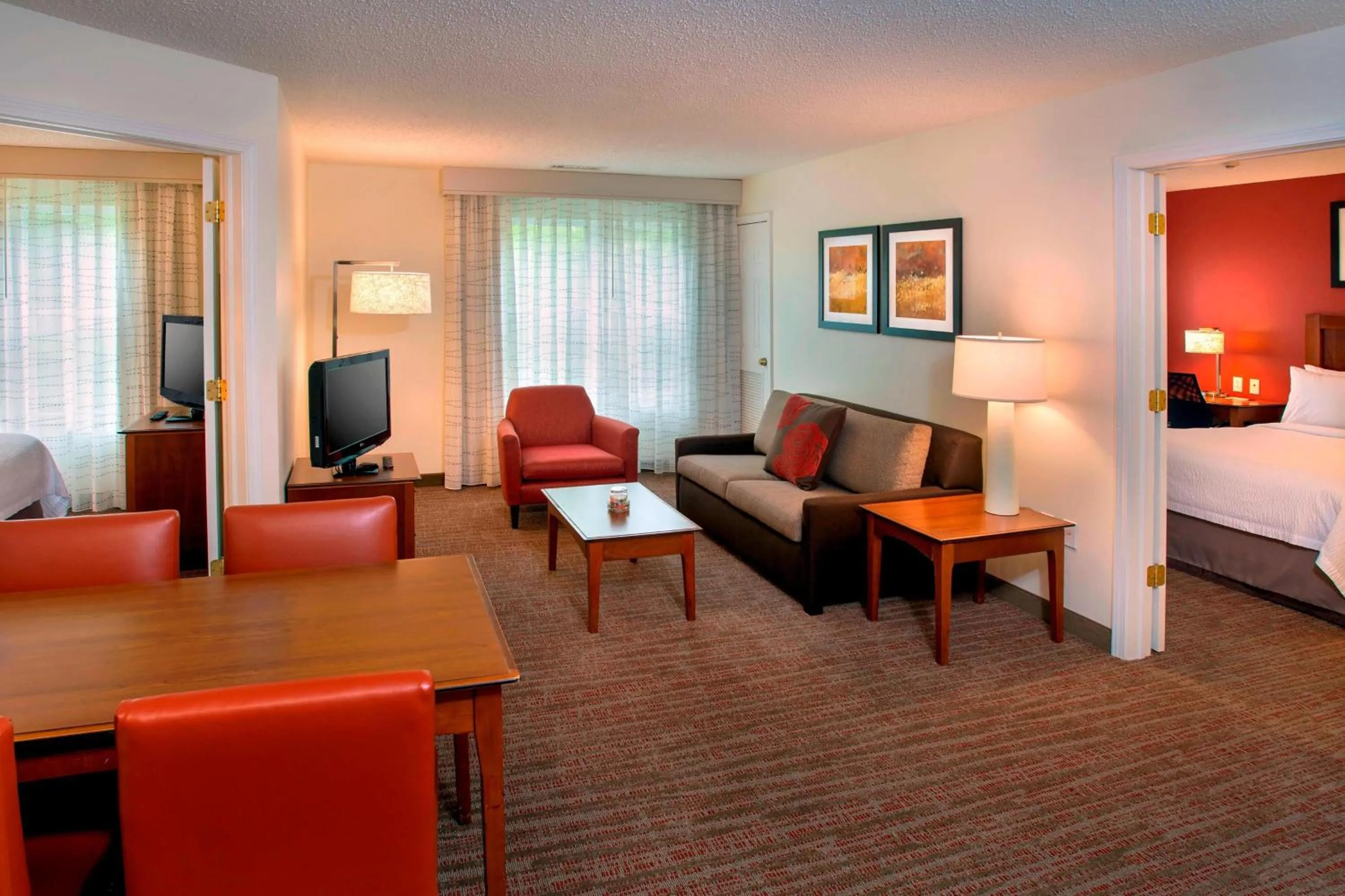 Bedroom, Bed in Residence Inn by Marriott Albany East Greenbush/Tech Valley