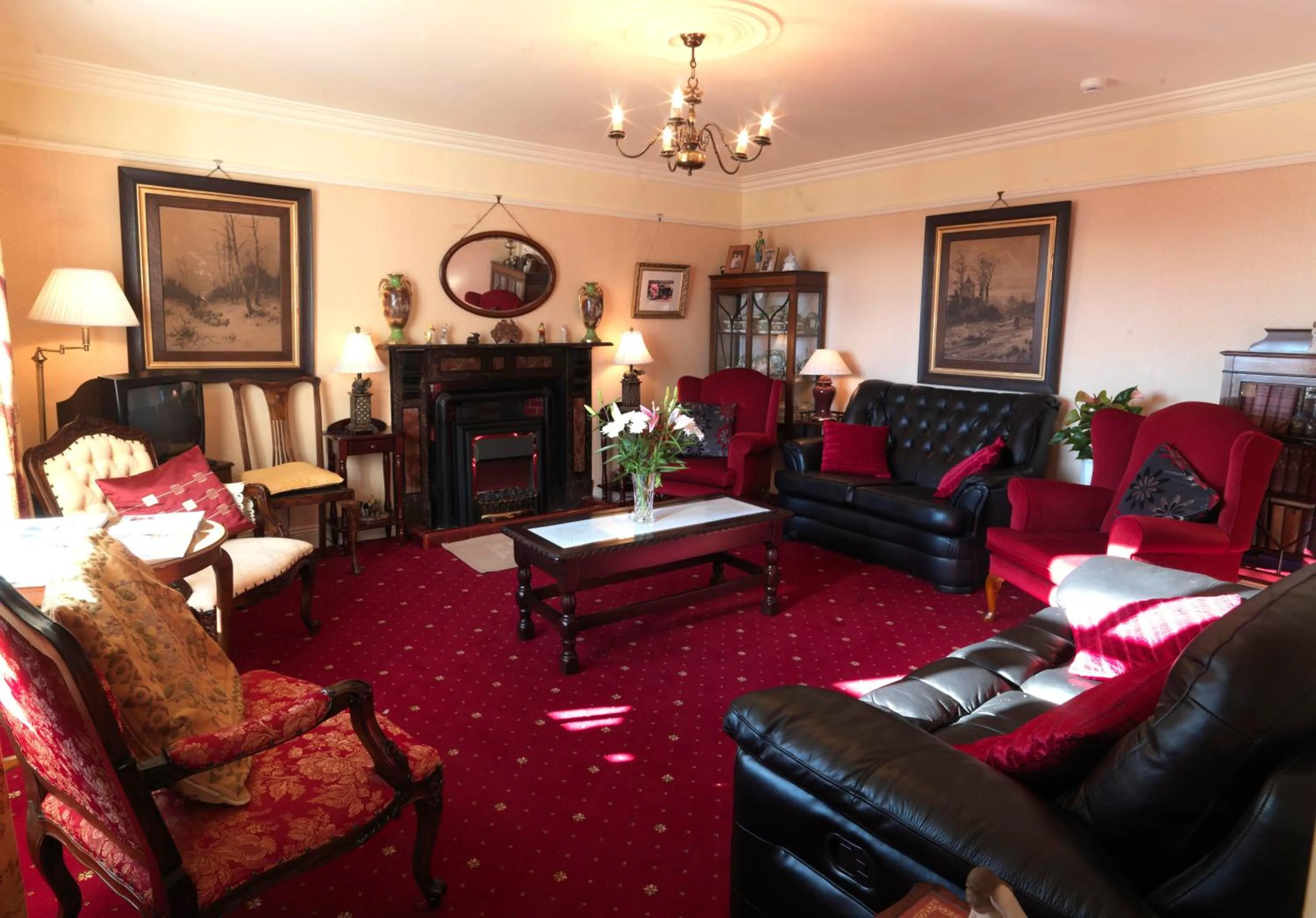 Living room in Murphys Farmhouse B&B