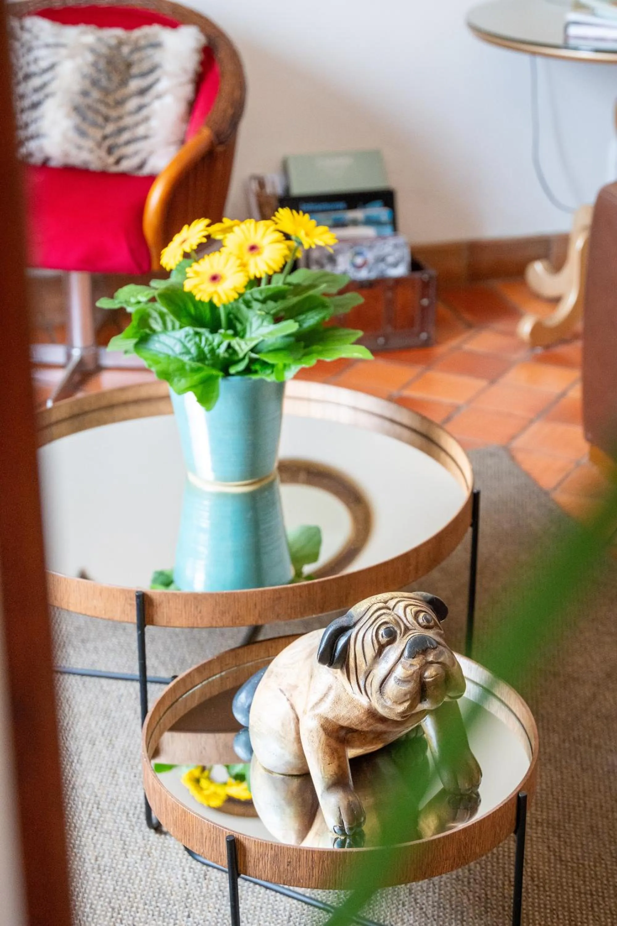 Decorative detail in Pousada Campos de Provence Campos do Jordão