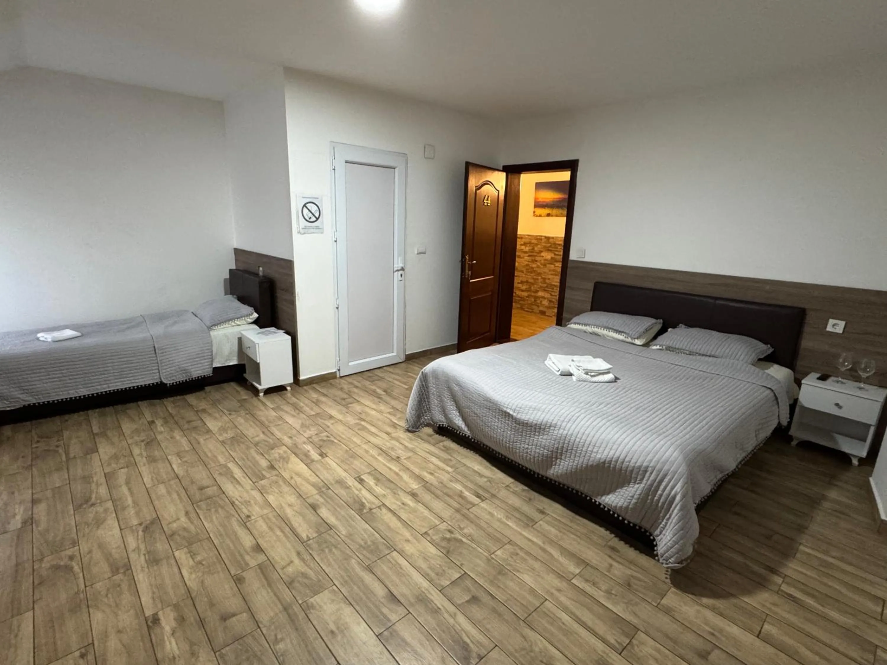 Bed in Hotel Palma