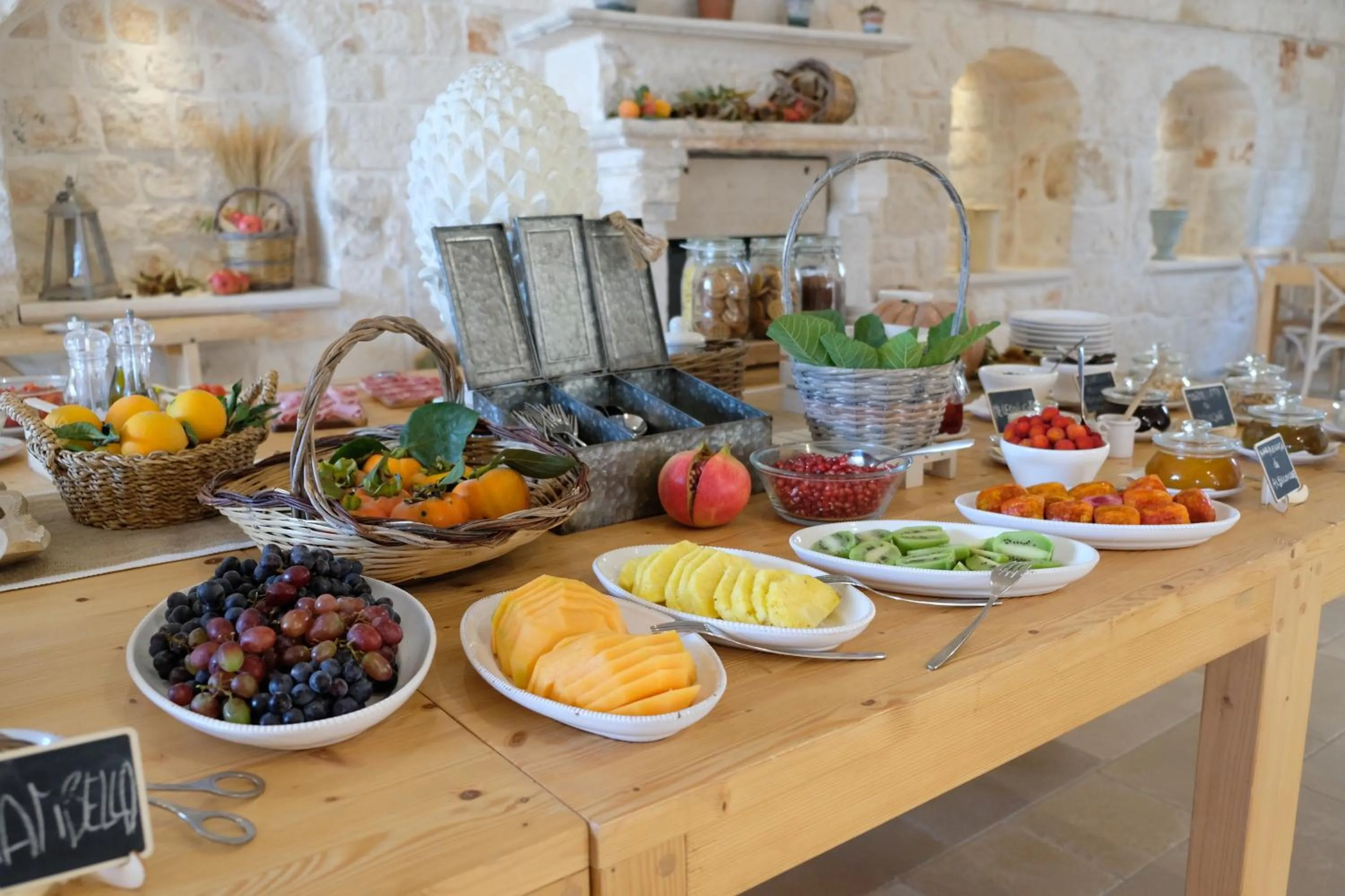 Food in Masseria Grieco