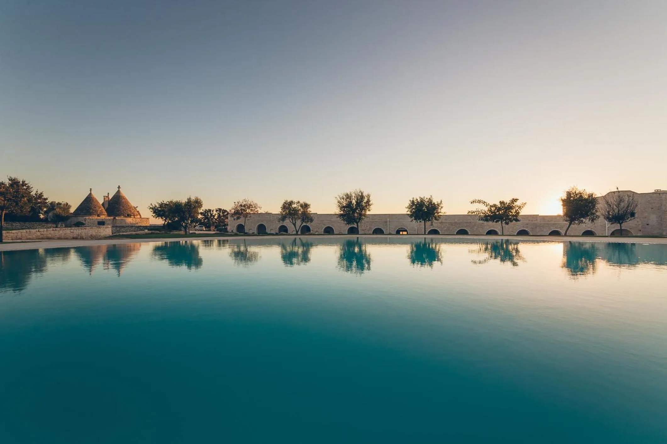 Swimming pool in Masseria Grieco