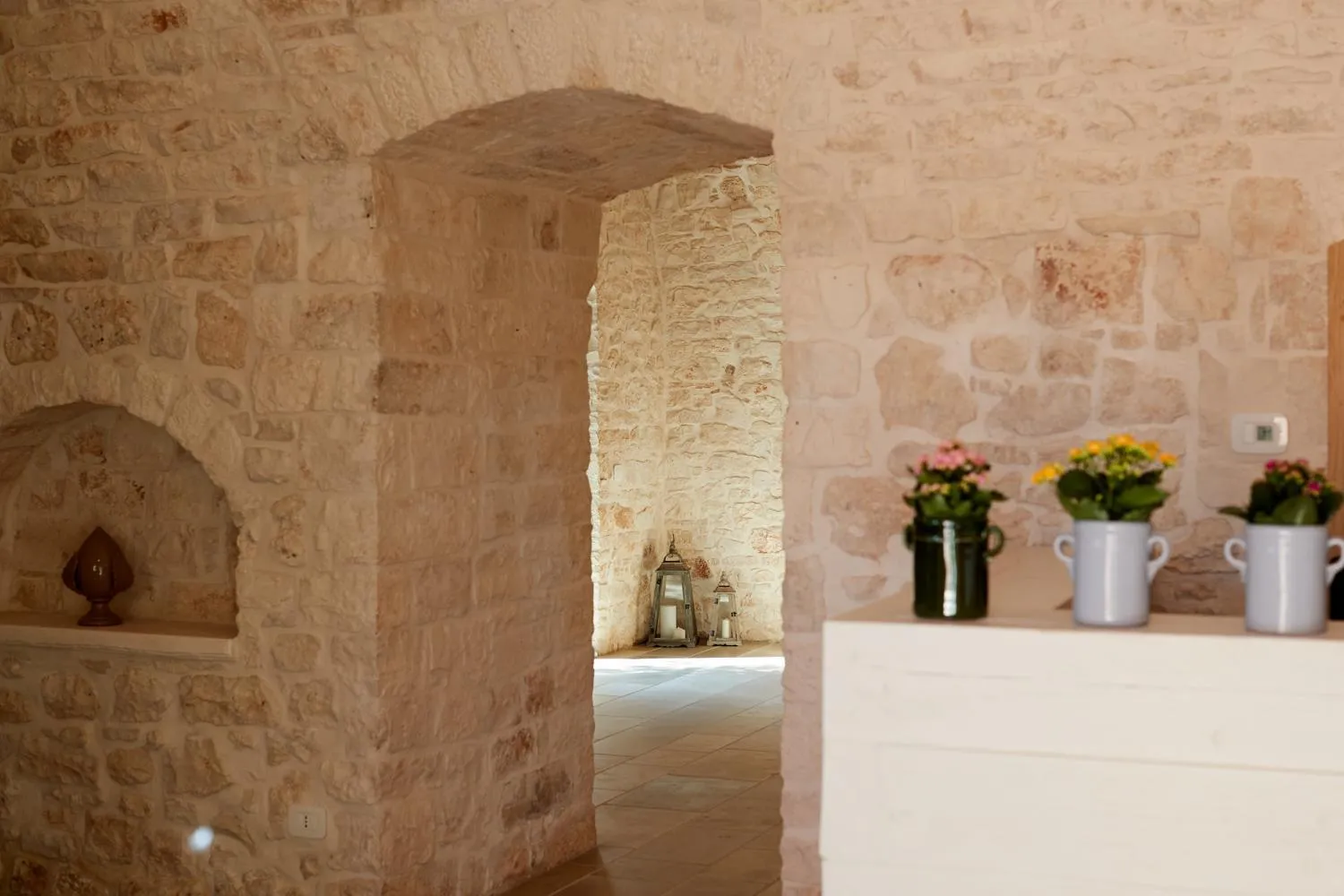 Living room in Masseria Grieco