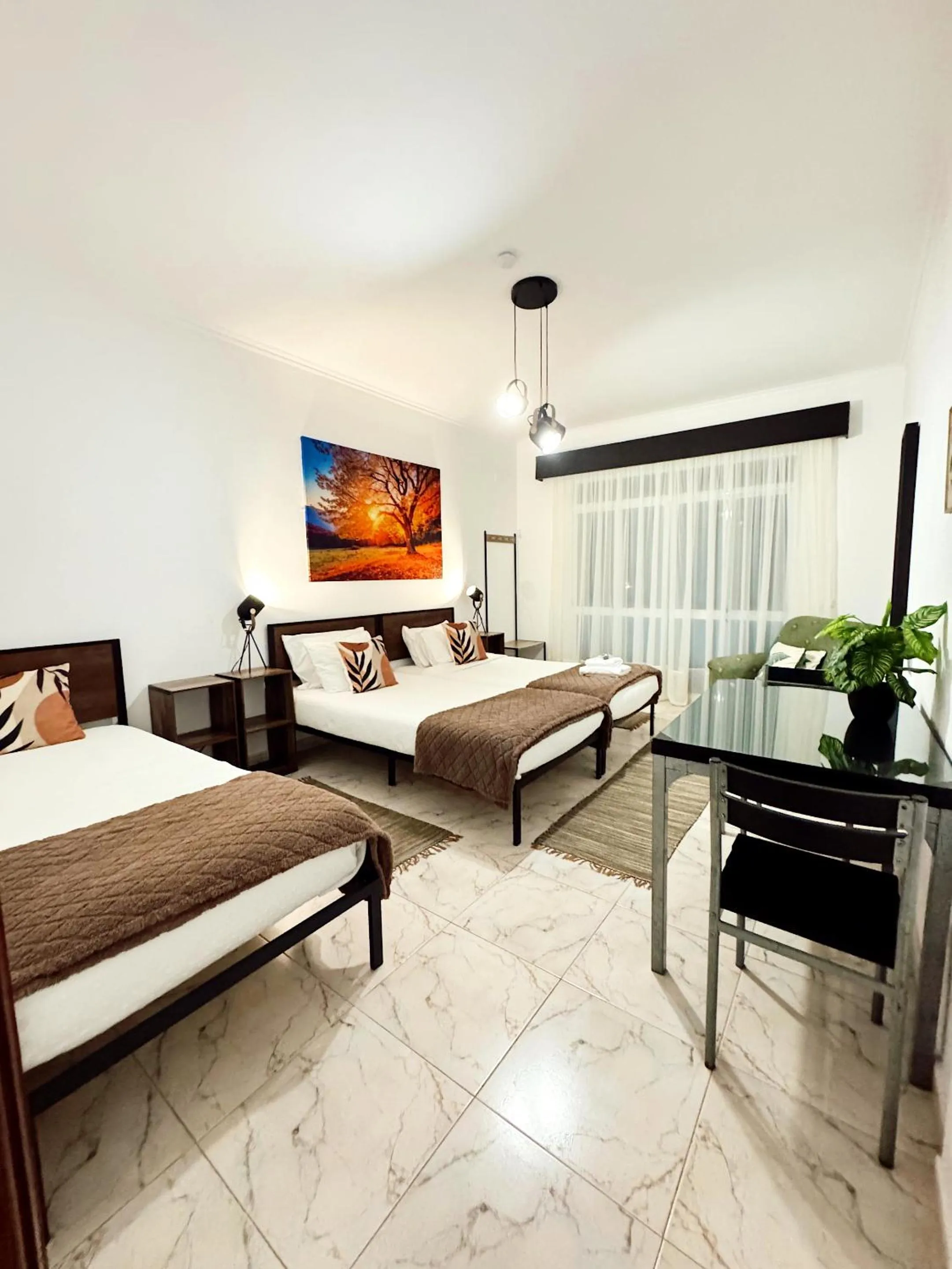 Bedroom, Bed in Gardens Guest House