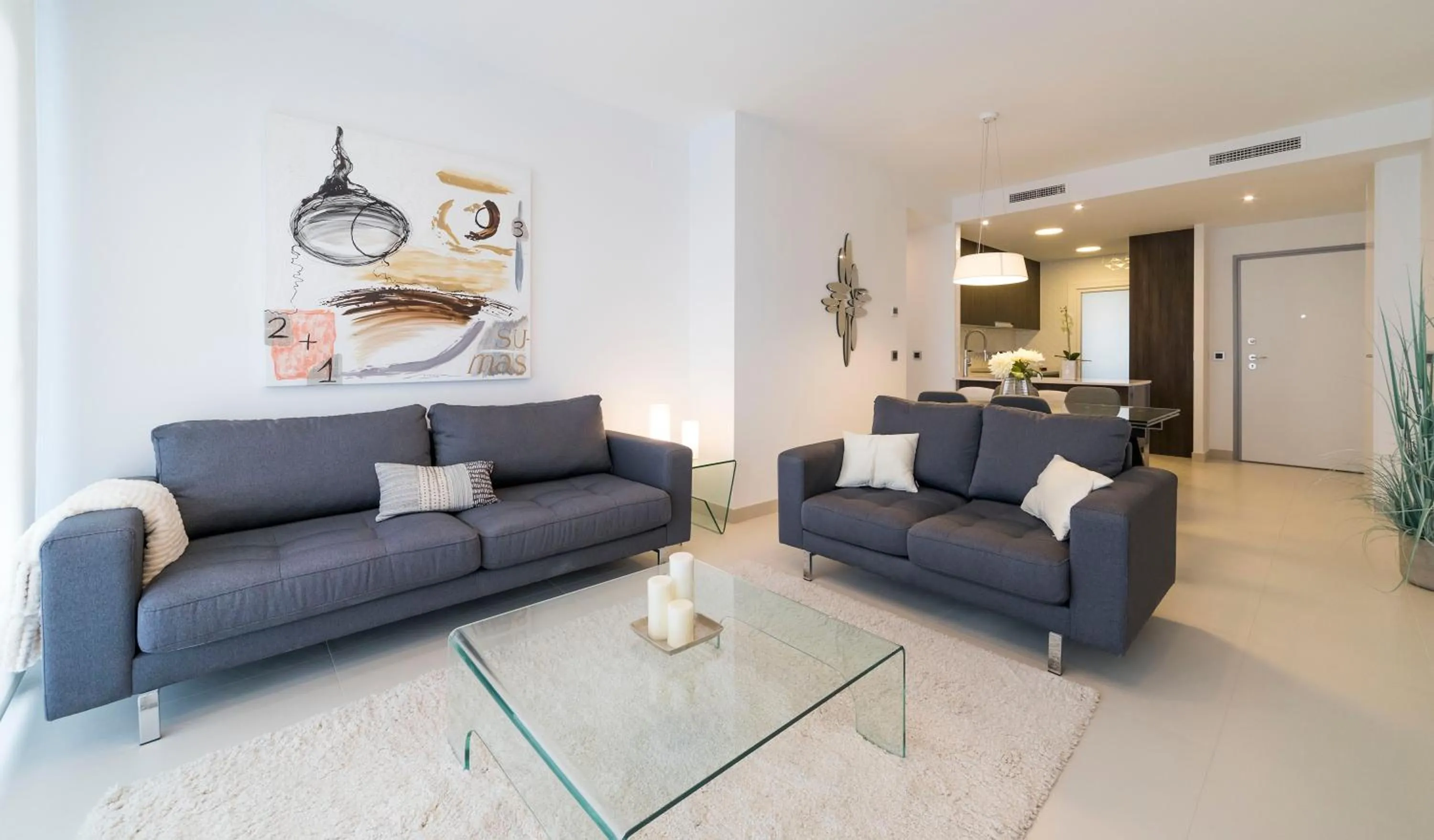 Living room in Sunset Drive Benidorm by Mar Holidays