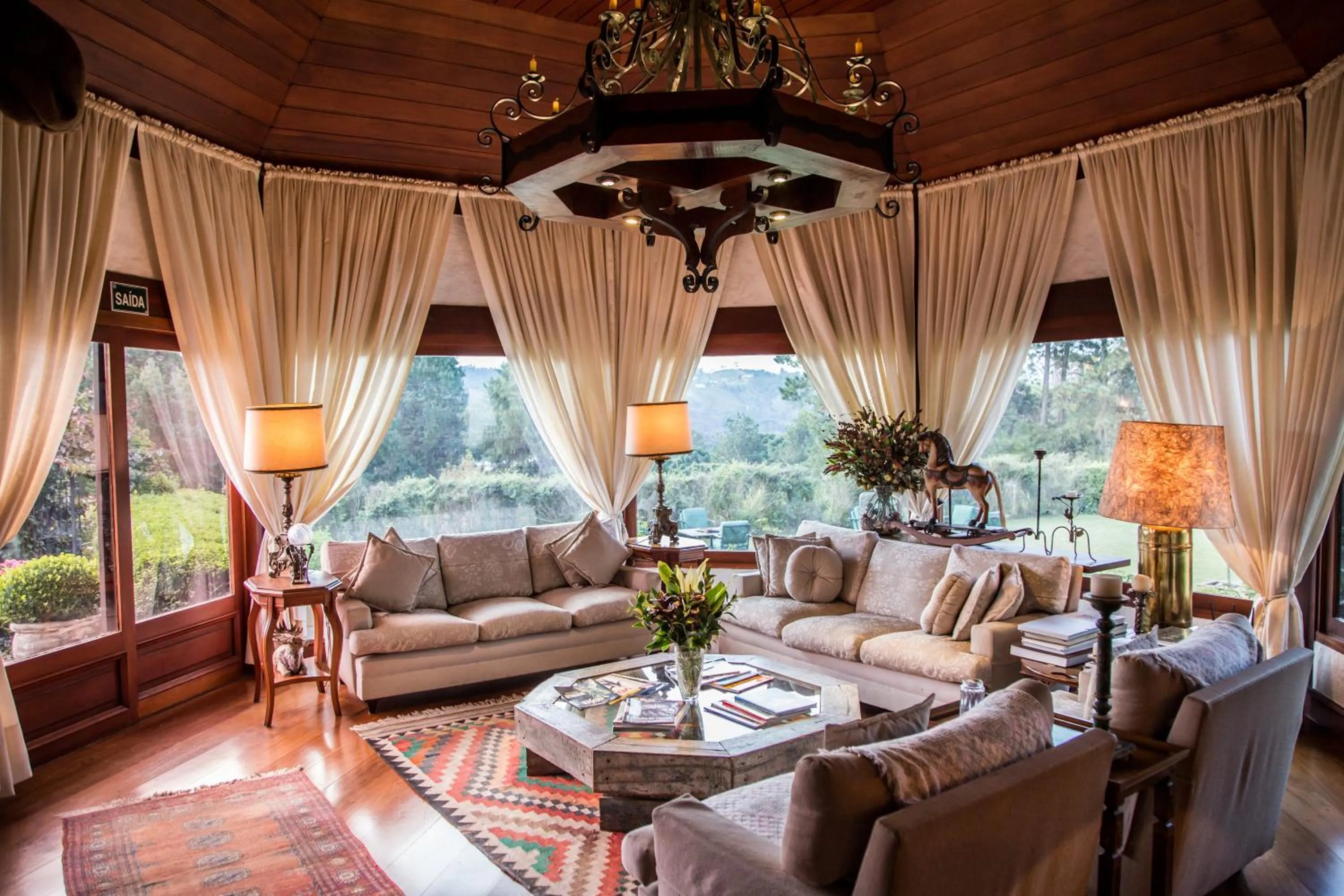 Living room in Chateau La Villette