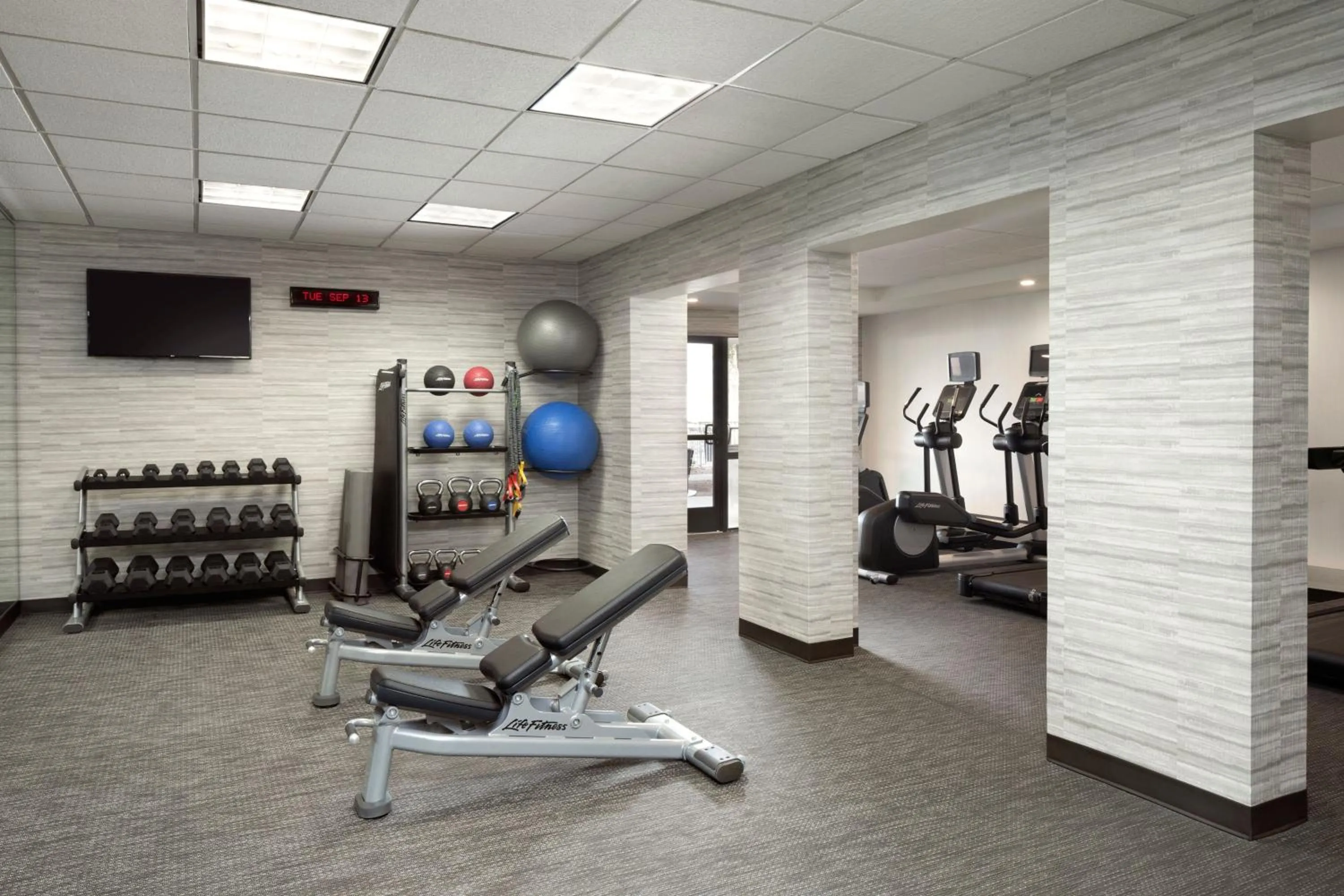 Fitness centre/facilities in Courtyard by Marriott- Austin Round Rock