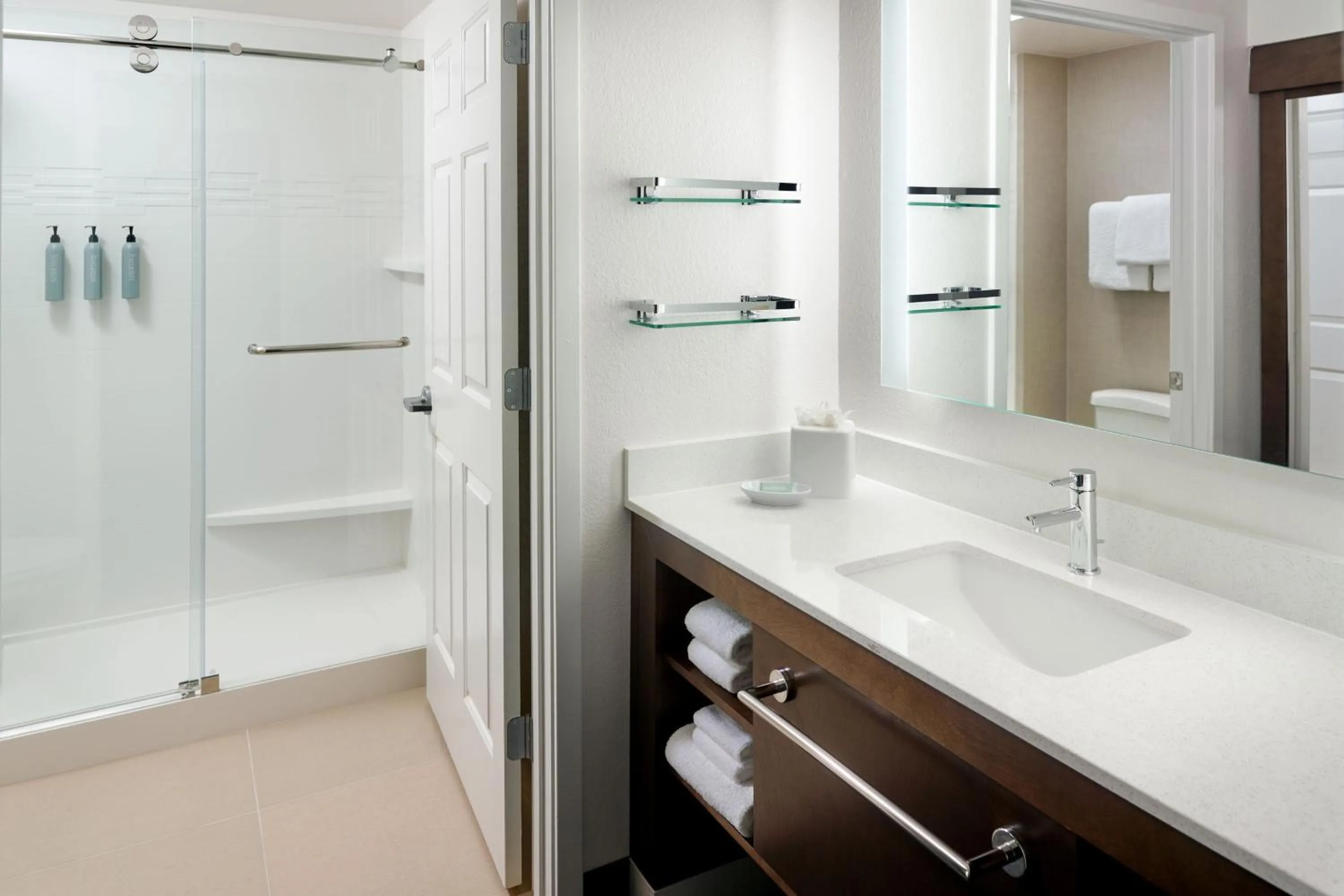 Bathroom in Residence Inn Asheville Biltmore