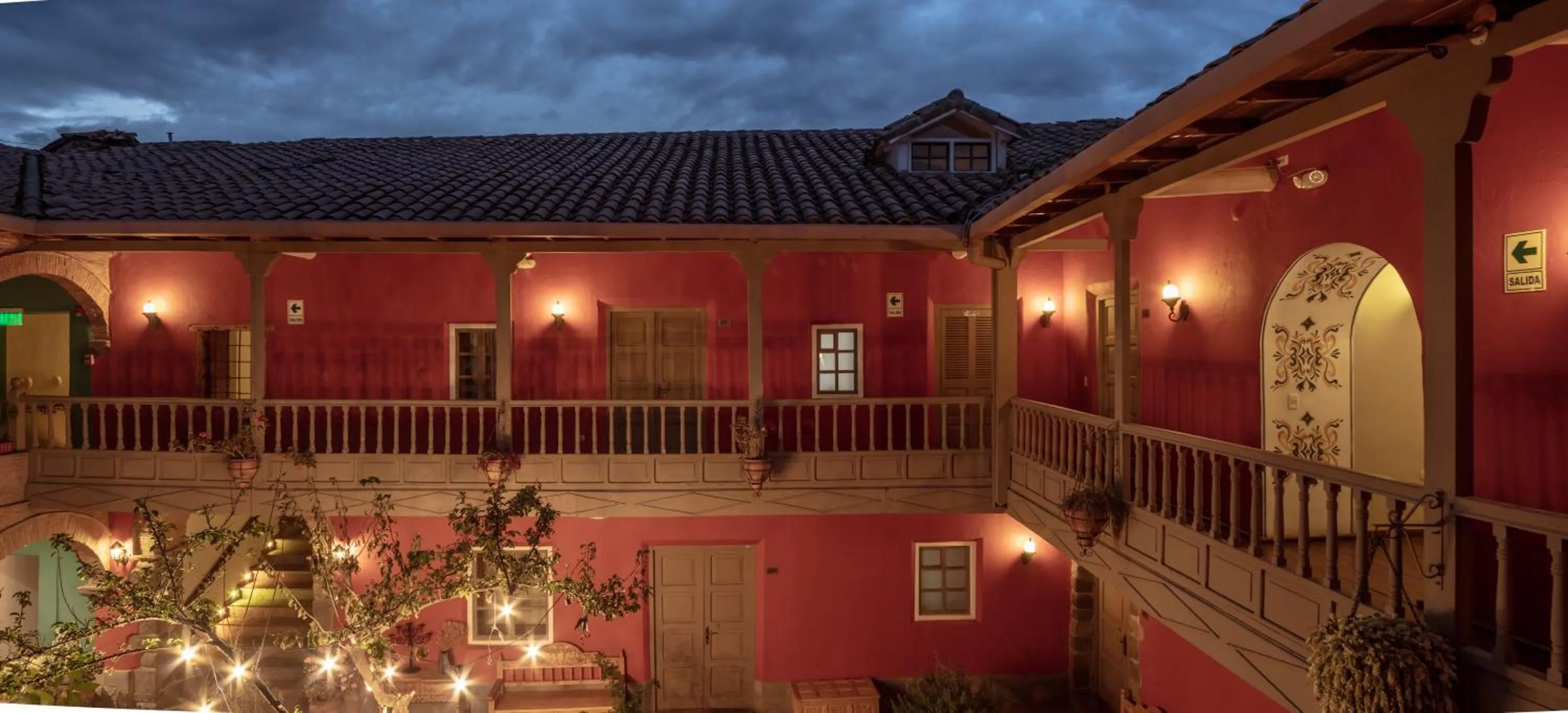 Patio in Tambo del Arriero Hotel Boutique
