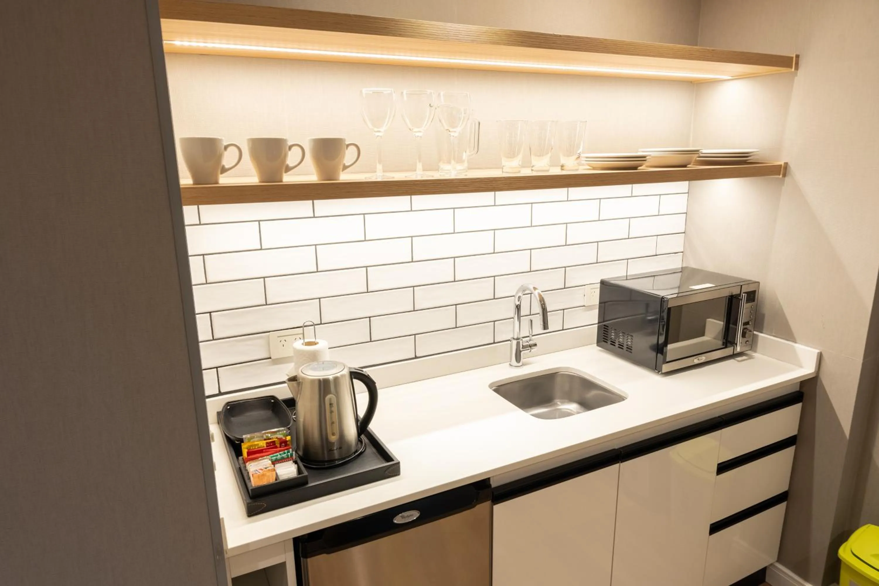 Kitchen or kitchenette in Alto Andino Hotel