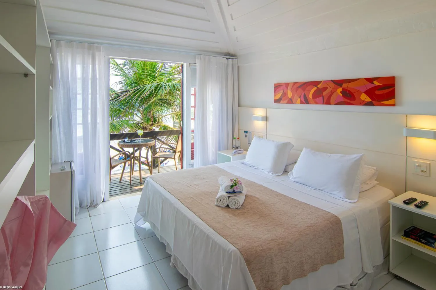 Bedroom, Bed in Chez Pitu Praia Hotel