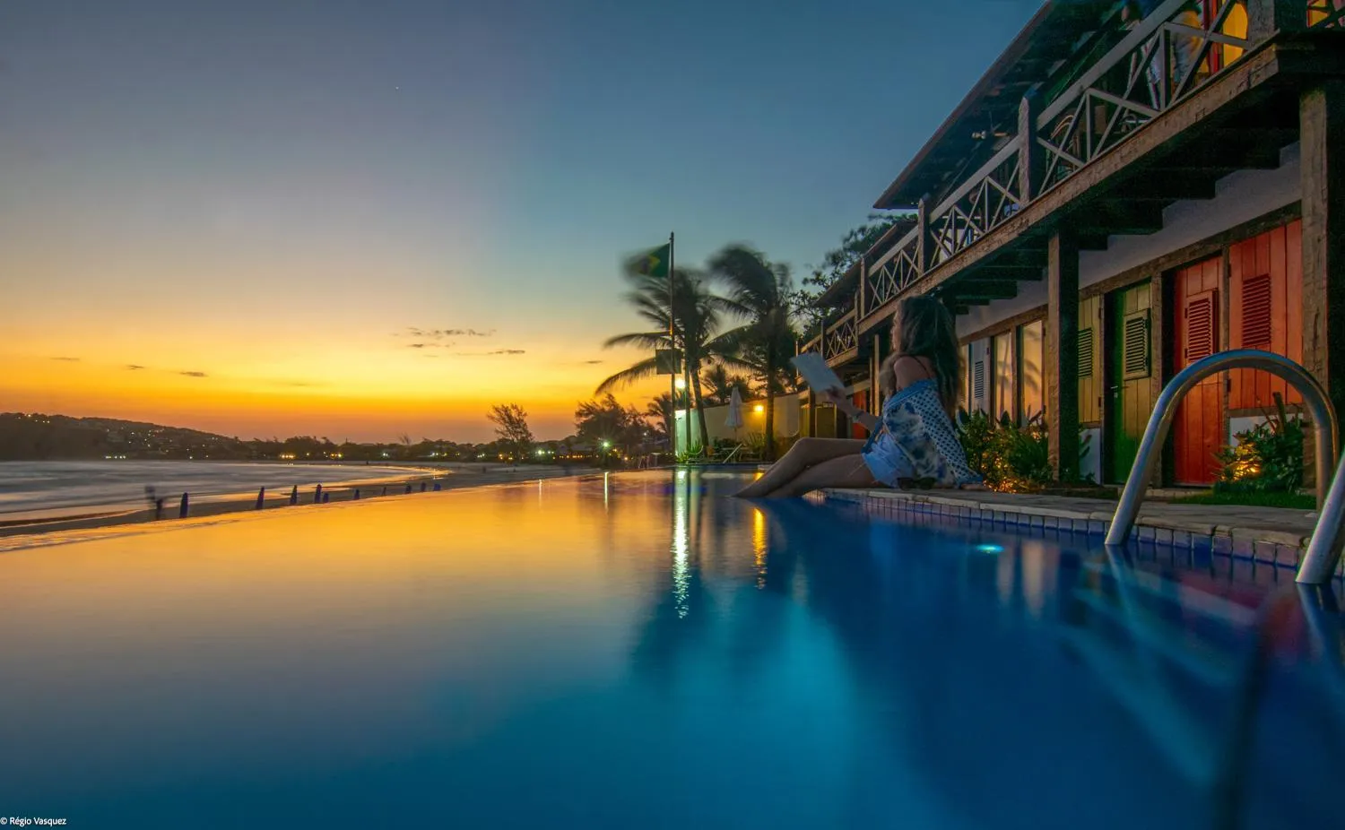 Sea view in Chez Pitu Praia Hotel