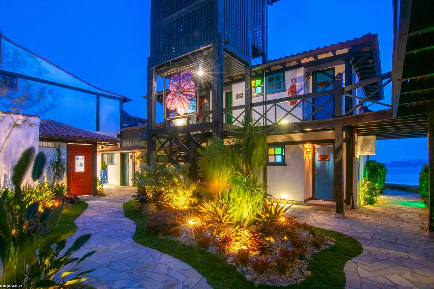 Garden in Chez Pitu Praia Hotel