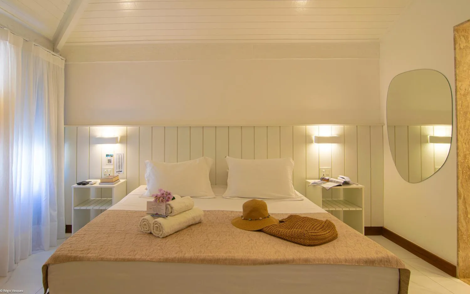 Bed in Chez Pitu Praia Hotel