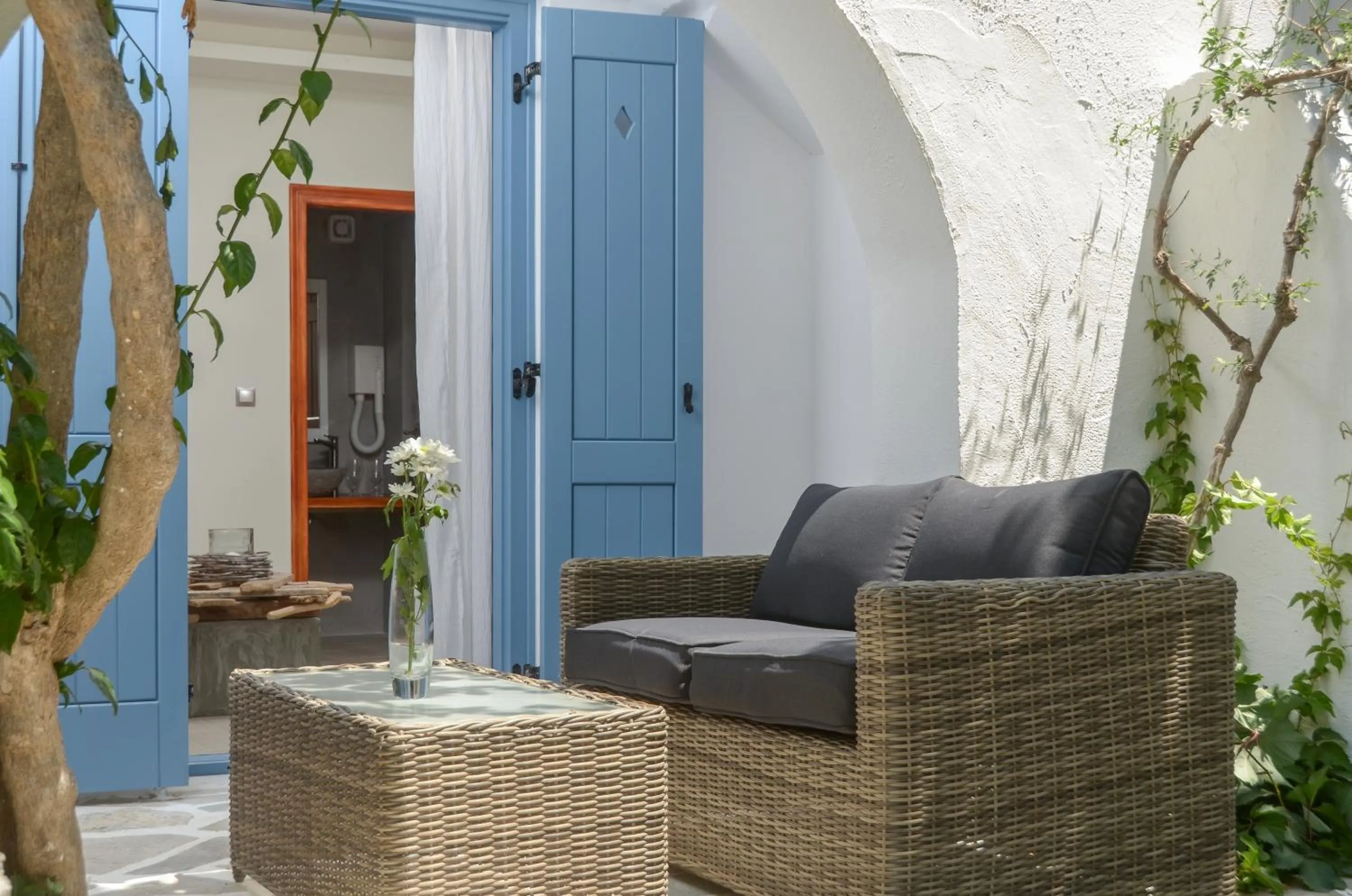 Balcony/Terrace in Alkyoni Beach Hotel