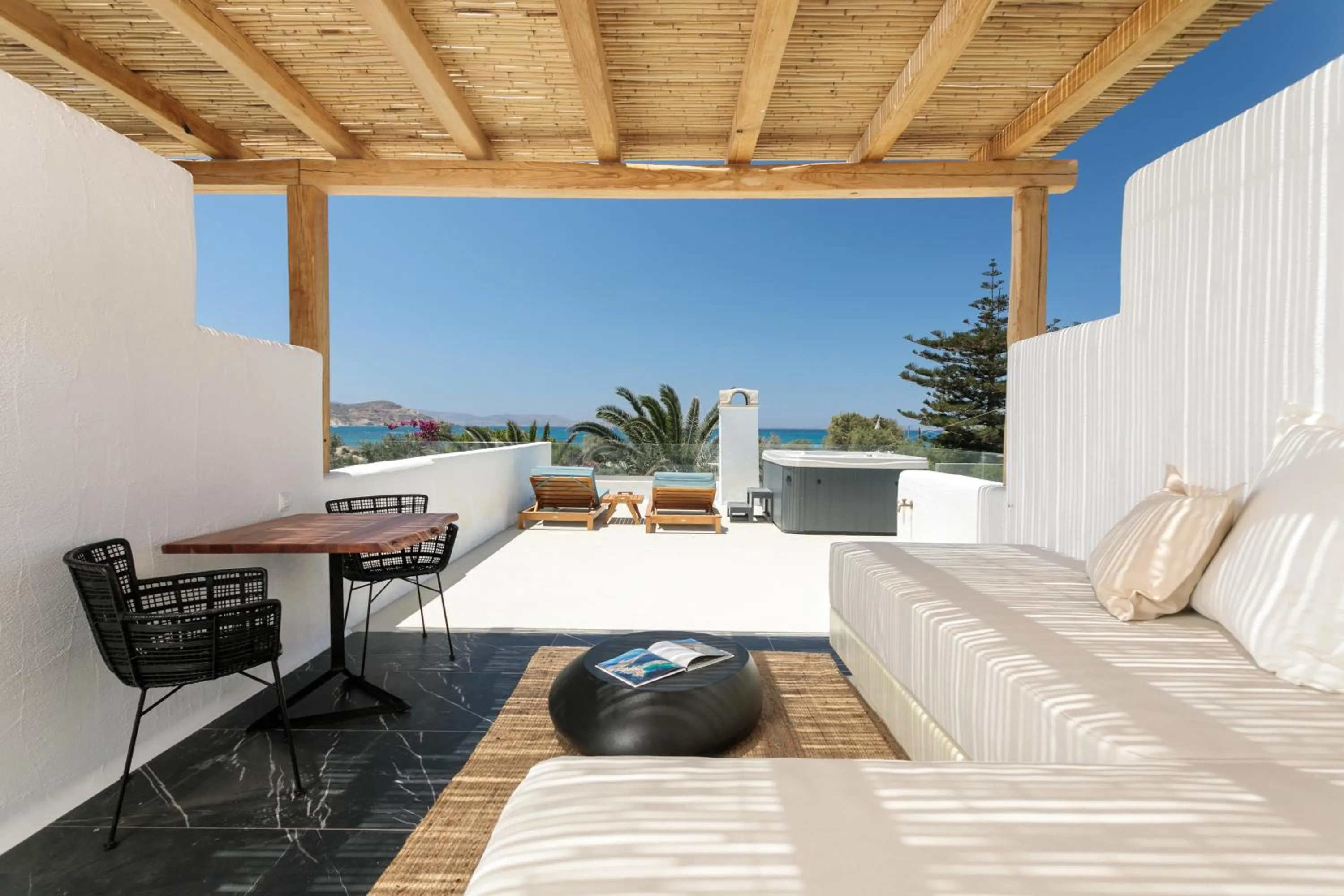 Balcony/Terrace in Alkyoni Beach Hotel