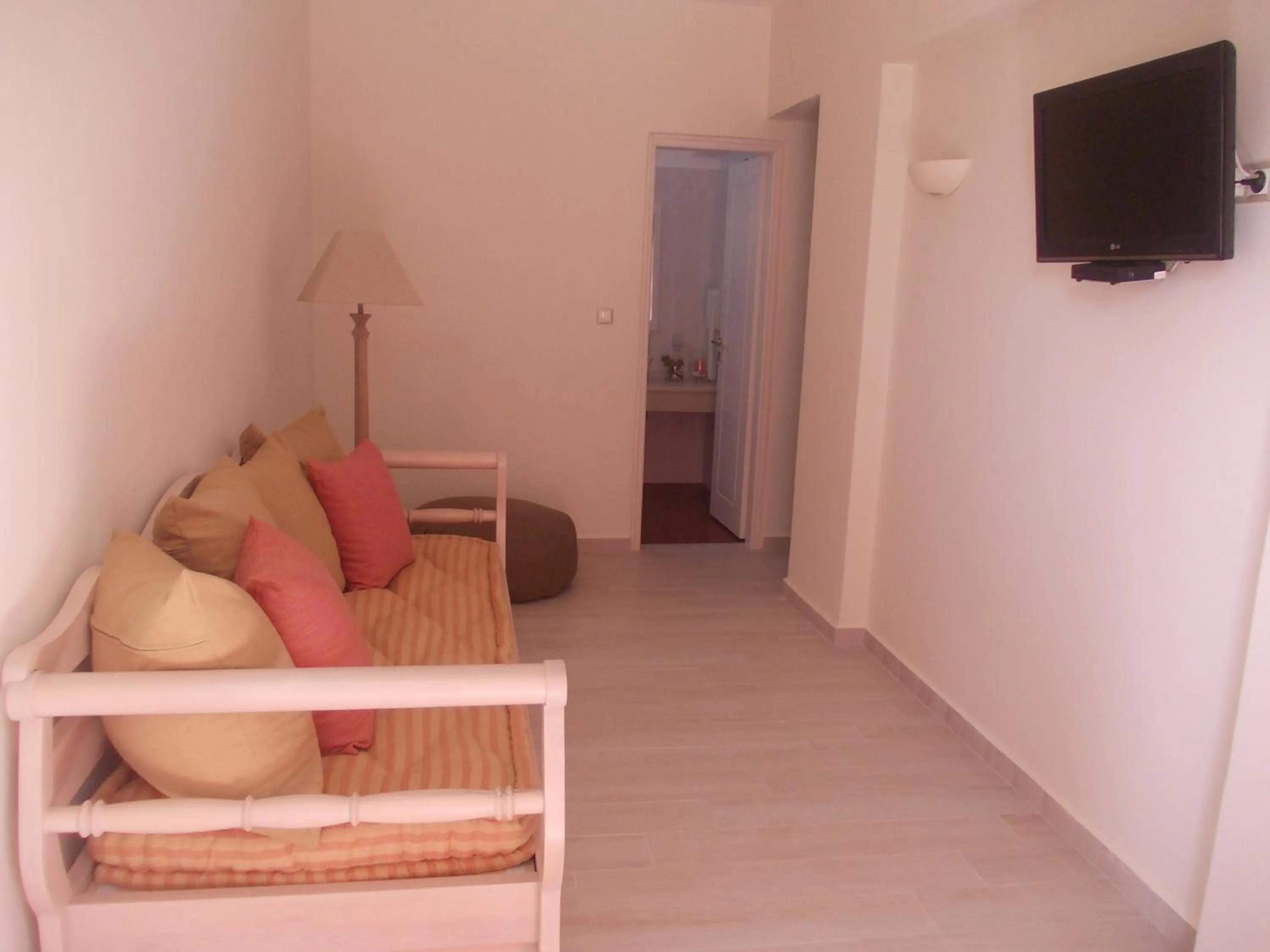 Seating area in Alkyoni Beach Hotel