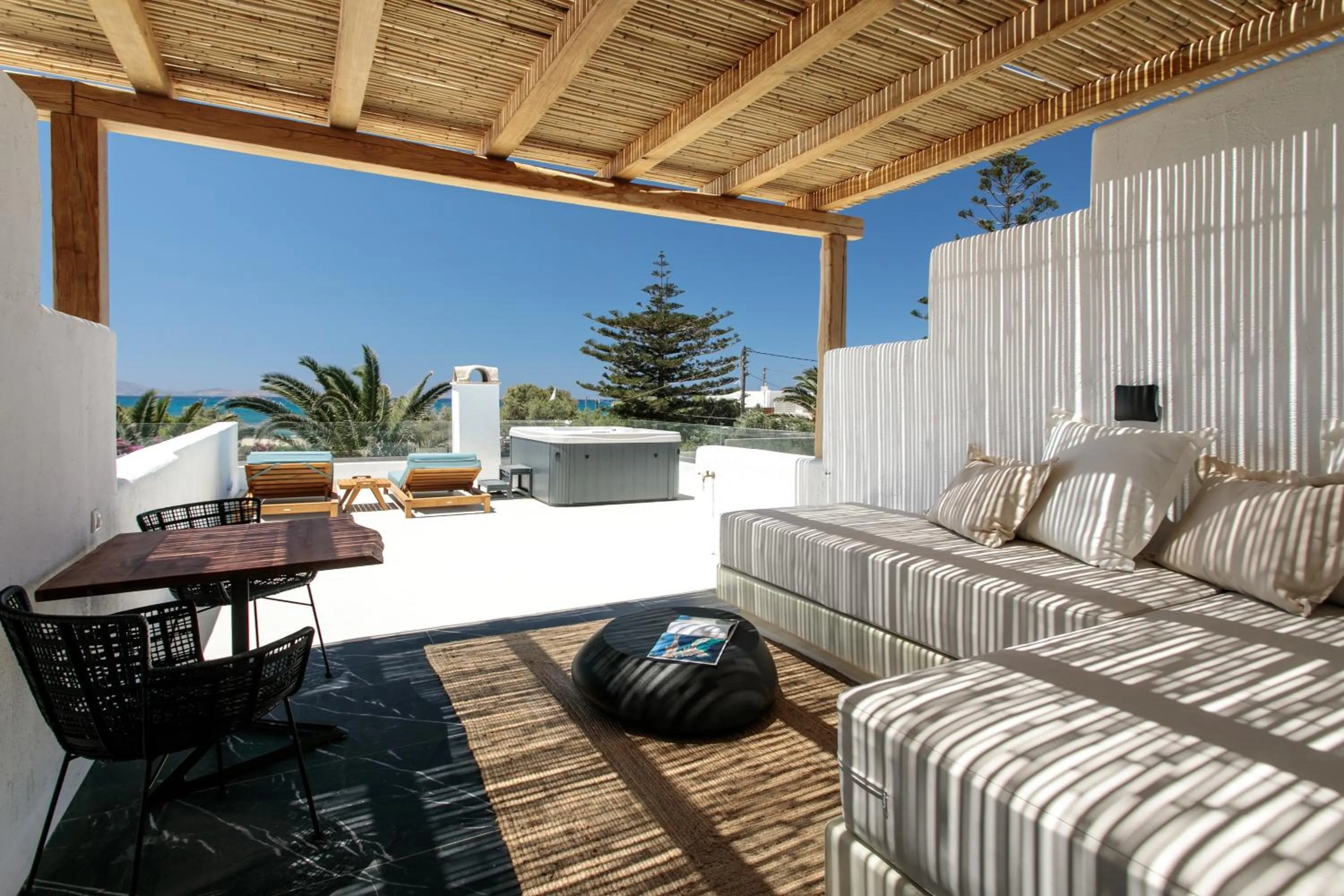 Balcony/Terrace in Alkyoni Beach Hotel