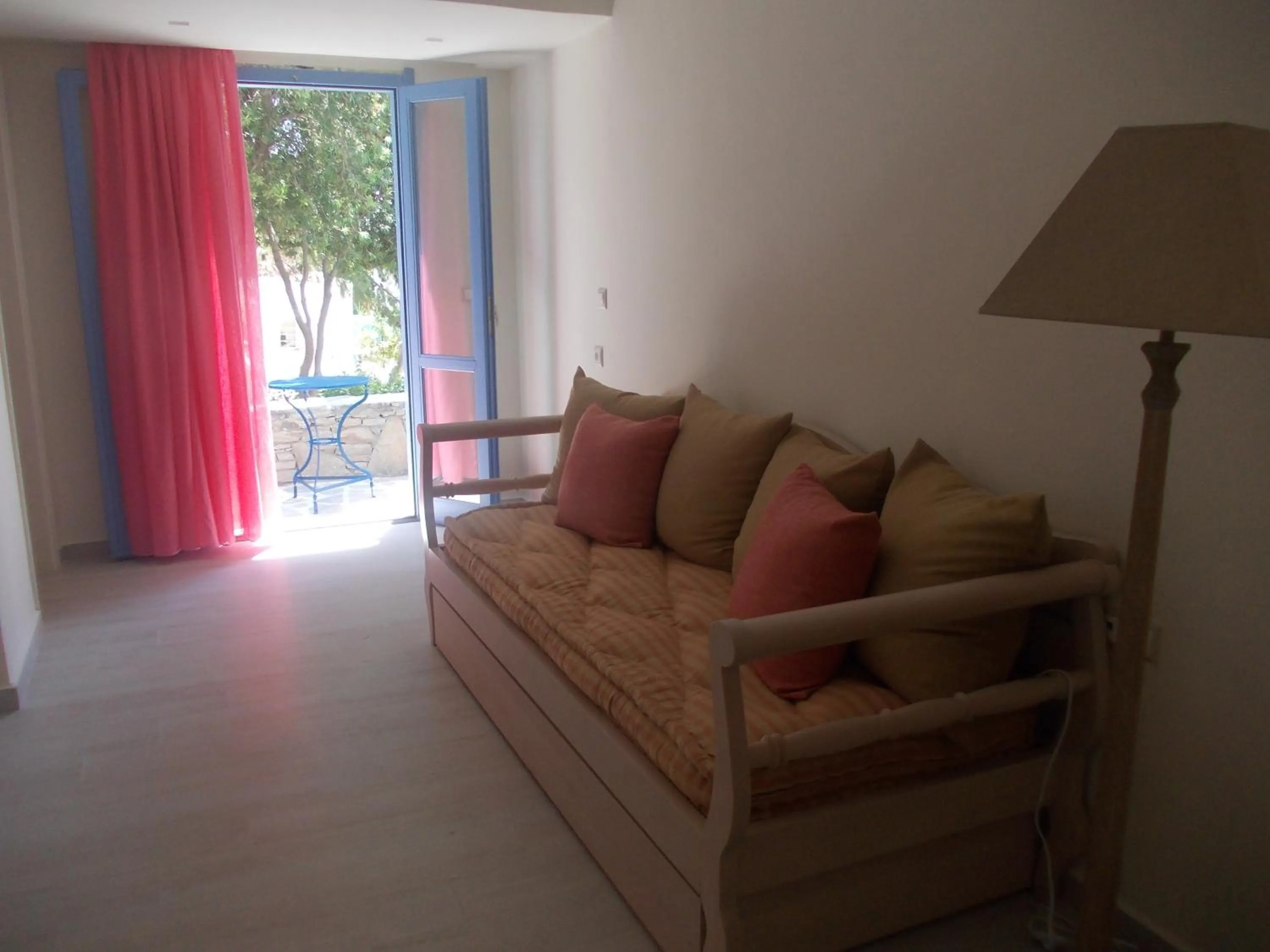 Seating area in Alkyoni Beach Hotel