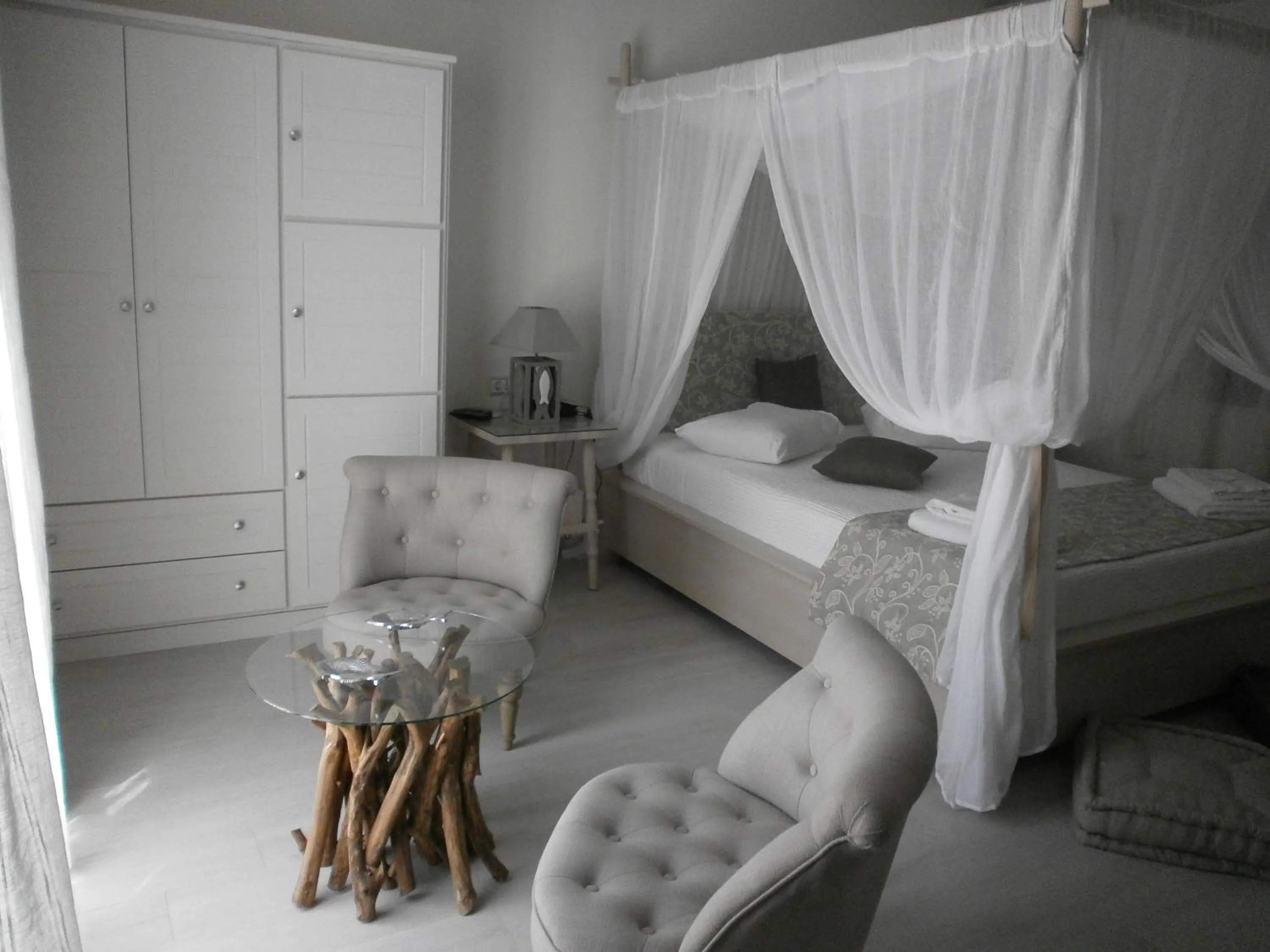 Photo of the whole room, Bed in Alkyoni Beach Hotel