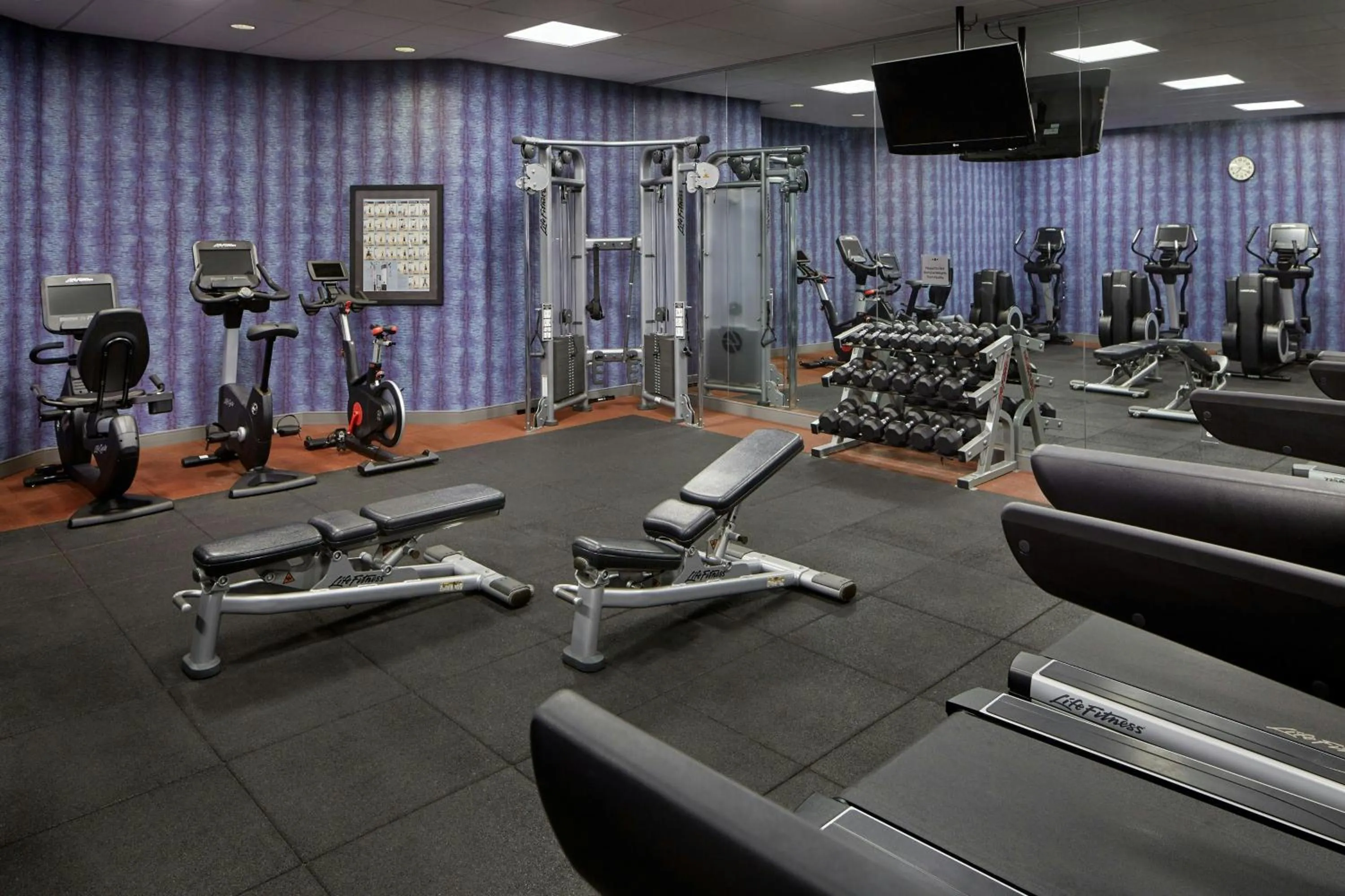 Fitness centre/facilities in Marriott Hartford/Windsor Airport