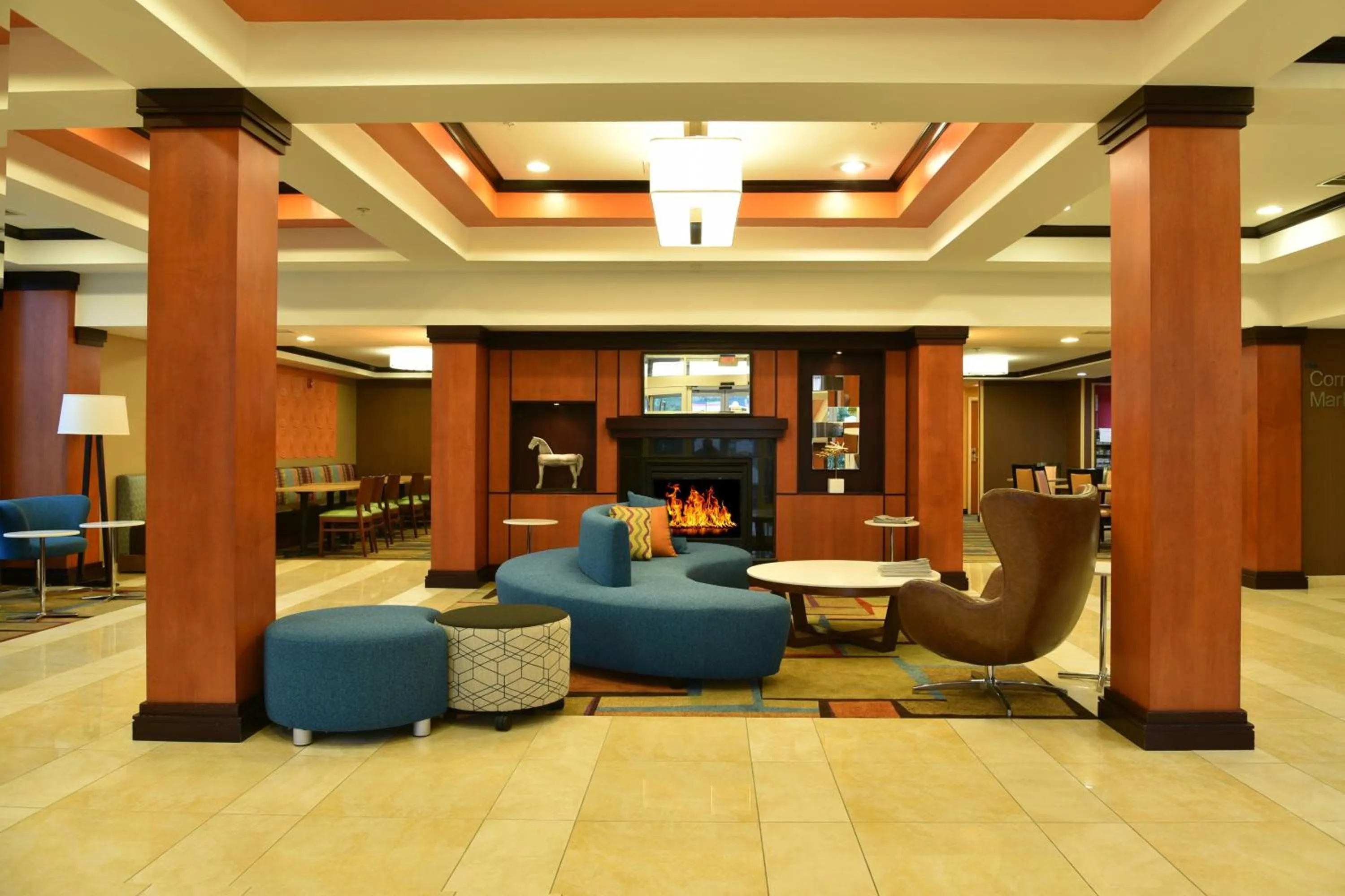 Lobby or reception in Fairfield Inn Hartford Airport