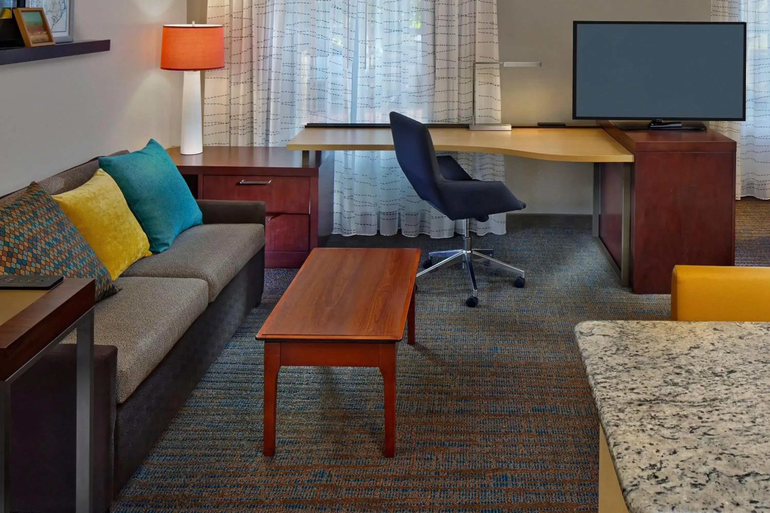 Queen Studio with Sofa Bed in Residence Inn Hartford Avon Queen Studio with Sofa Bed in Residence Inn Hartford Avon