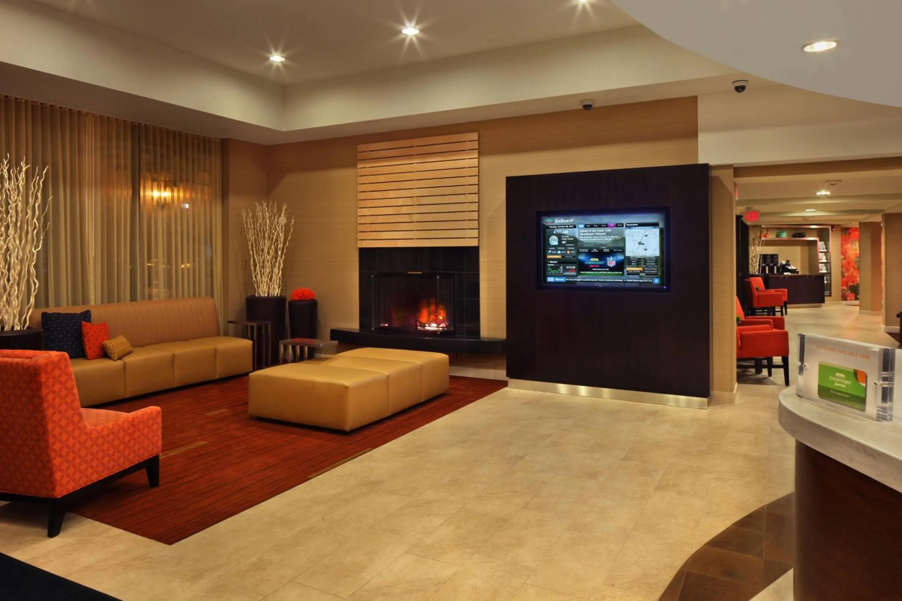 Lobby or reception in Courtyard Hartford Cromwell