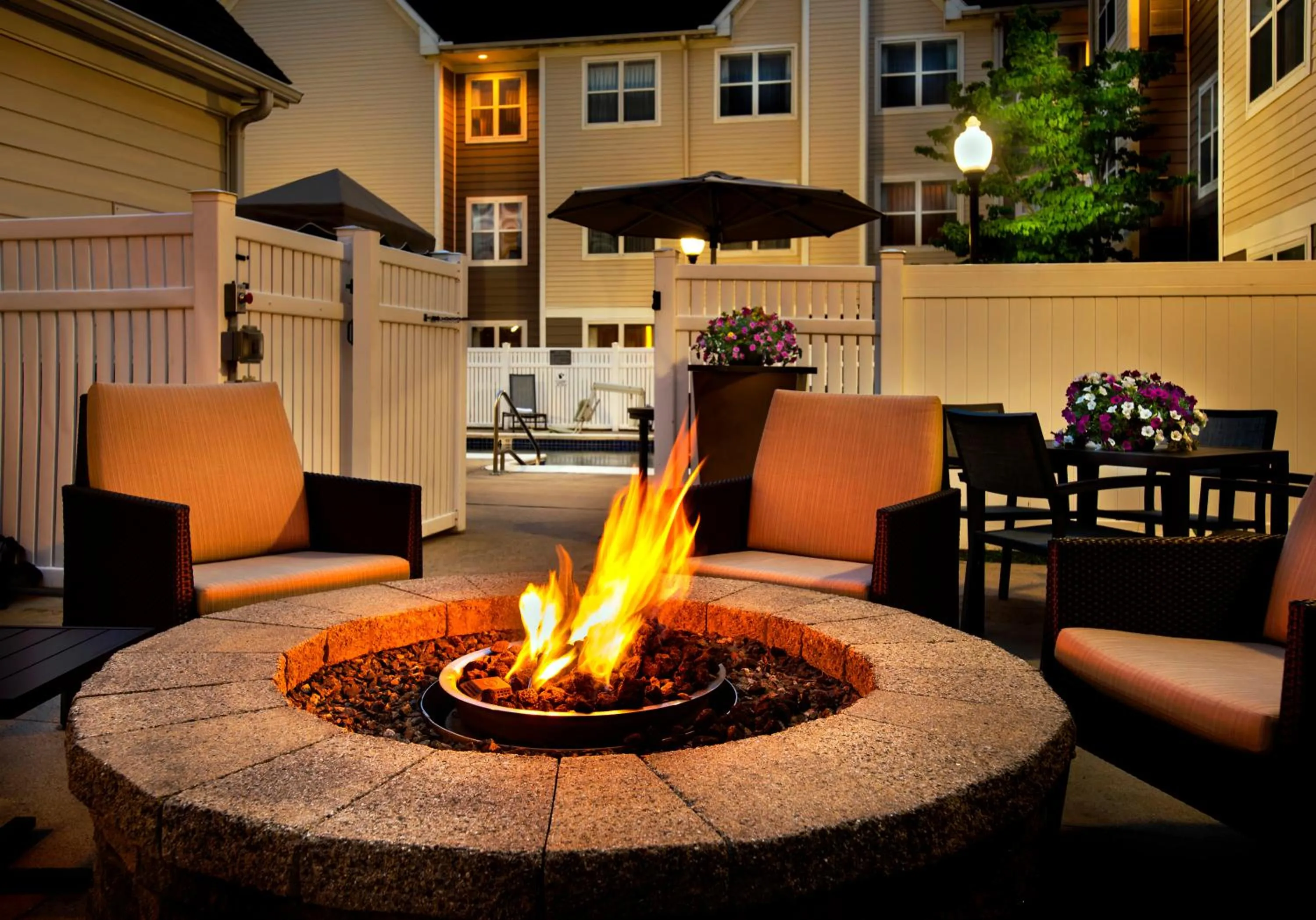 fireplace in Residence Inn Hartford Manchester