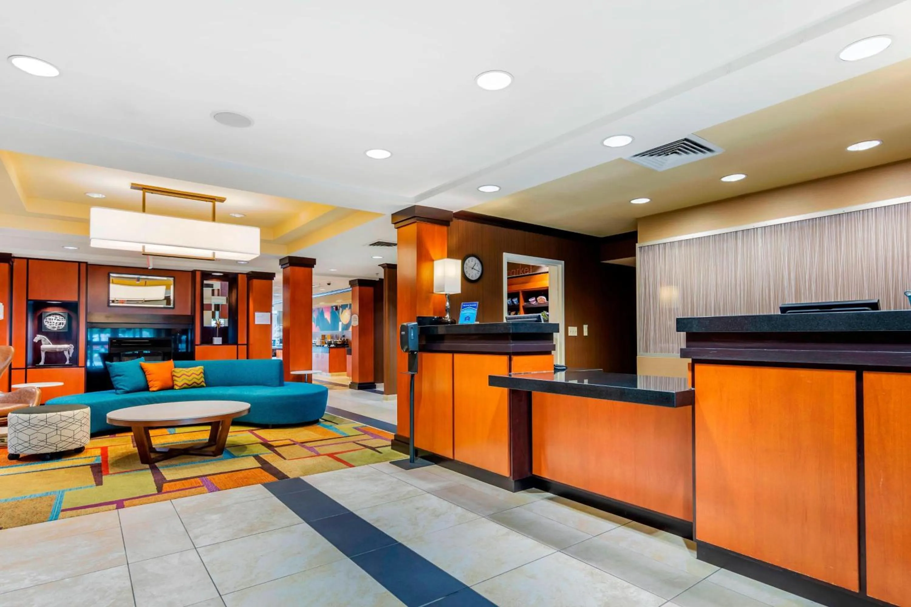 Lobby or reception in Fairfield Inn & Suites Hooksett