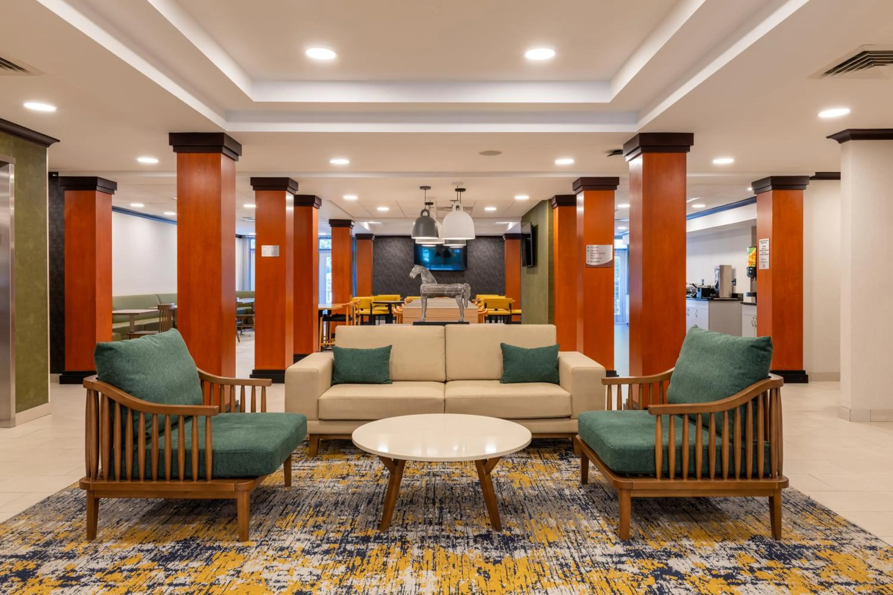 Lobby or reception in Fairfield Inn & Suites Hooksett