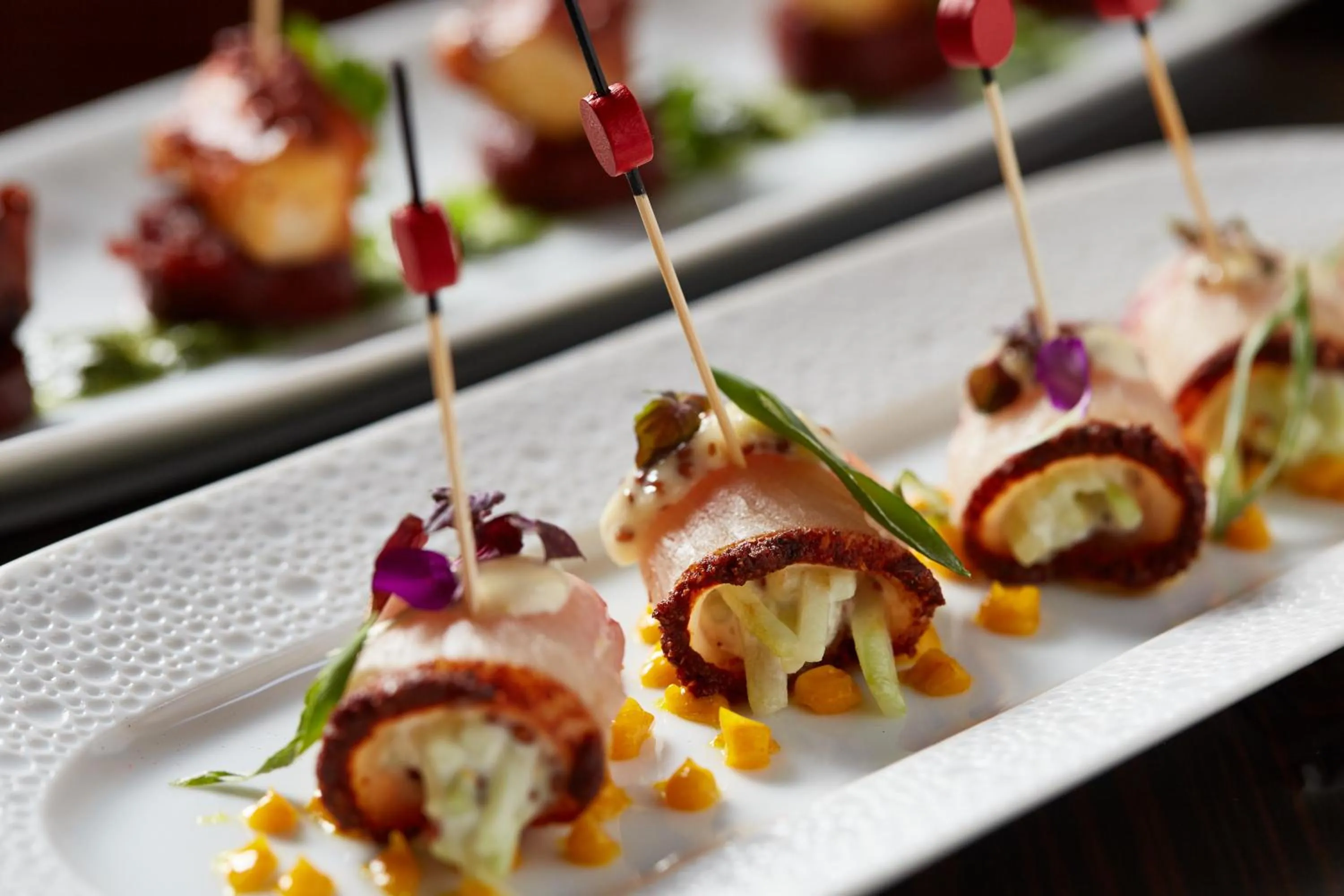 Food close-up in Four Seasons Hotel New York