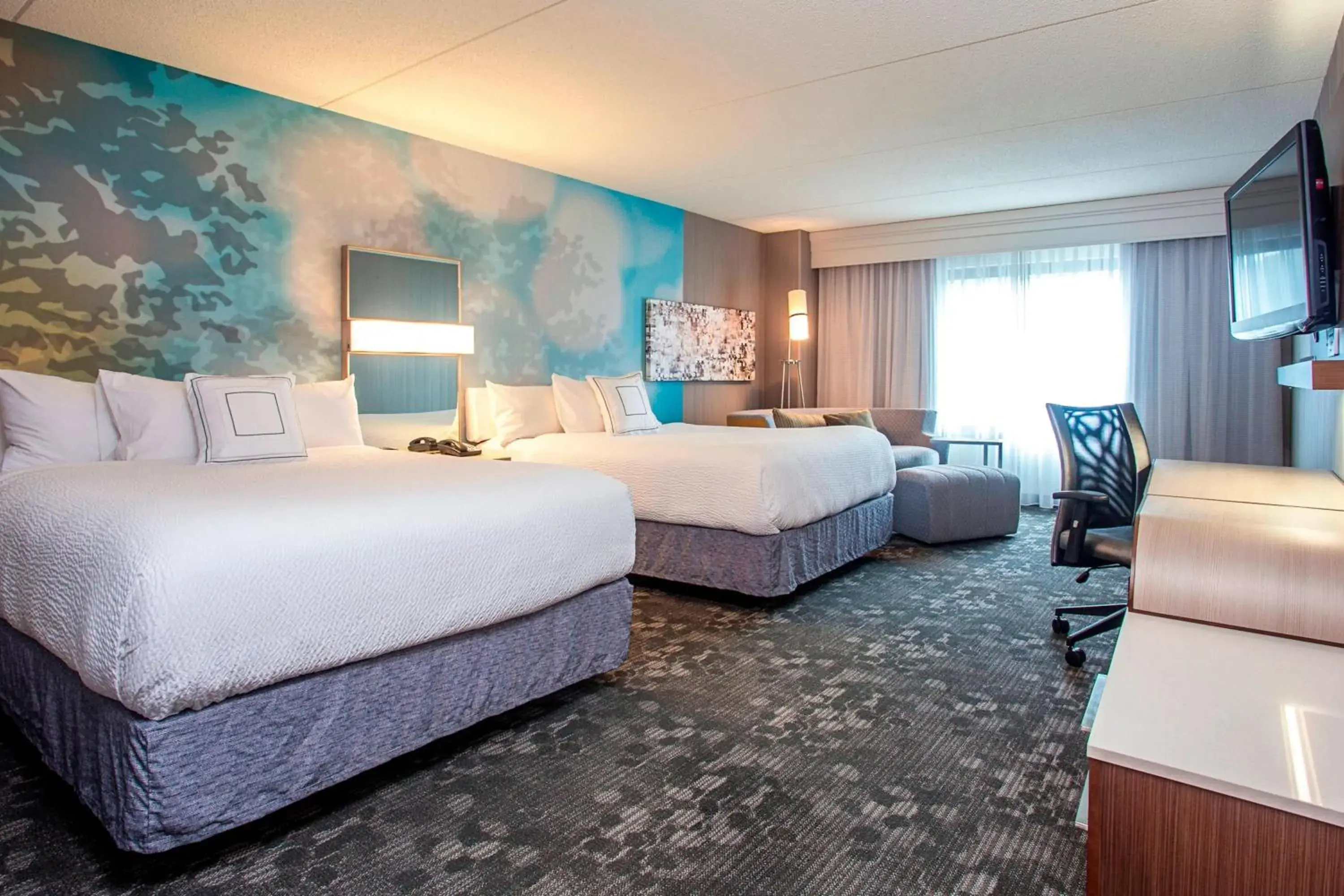 Queen Room with Two Queen Beds in Courtyard Binghamton Queen Room with Two Queen Beds in Courtyard Binghamton