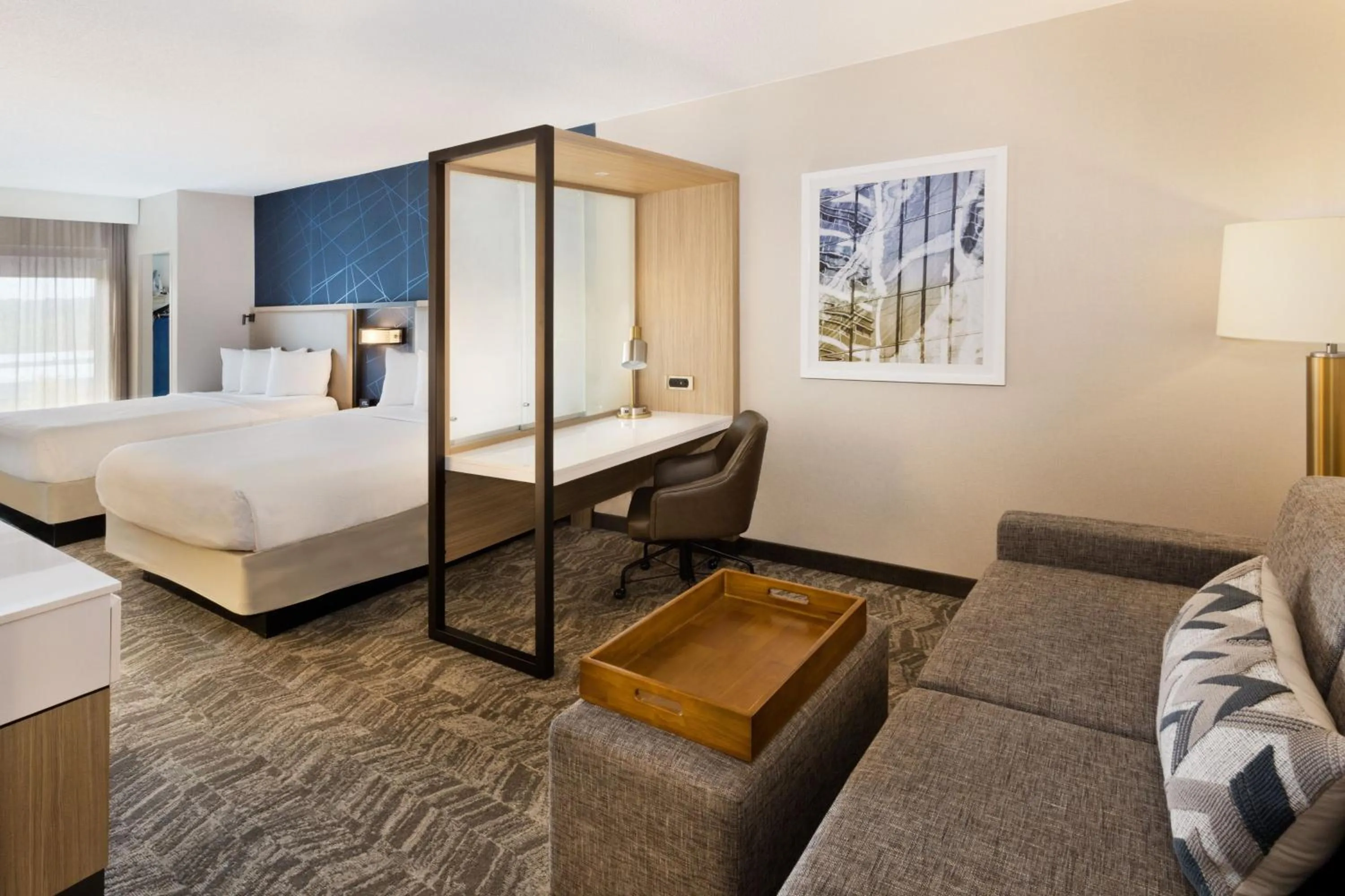 Photo of the whole room, Bed in SpringHill Suites Birmingham Colonnade