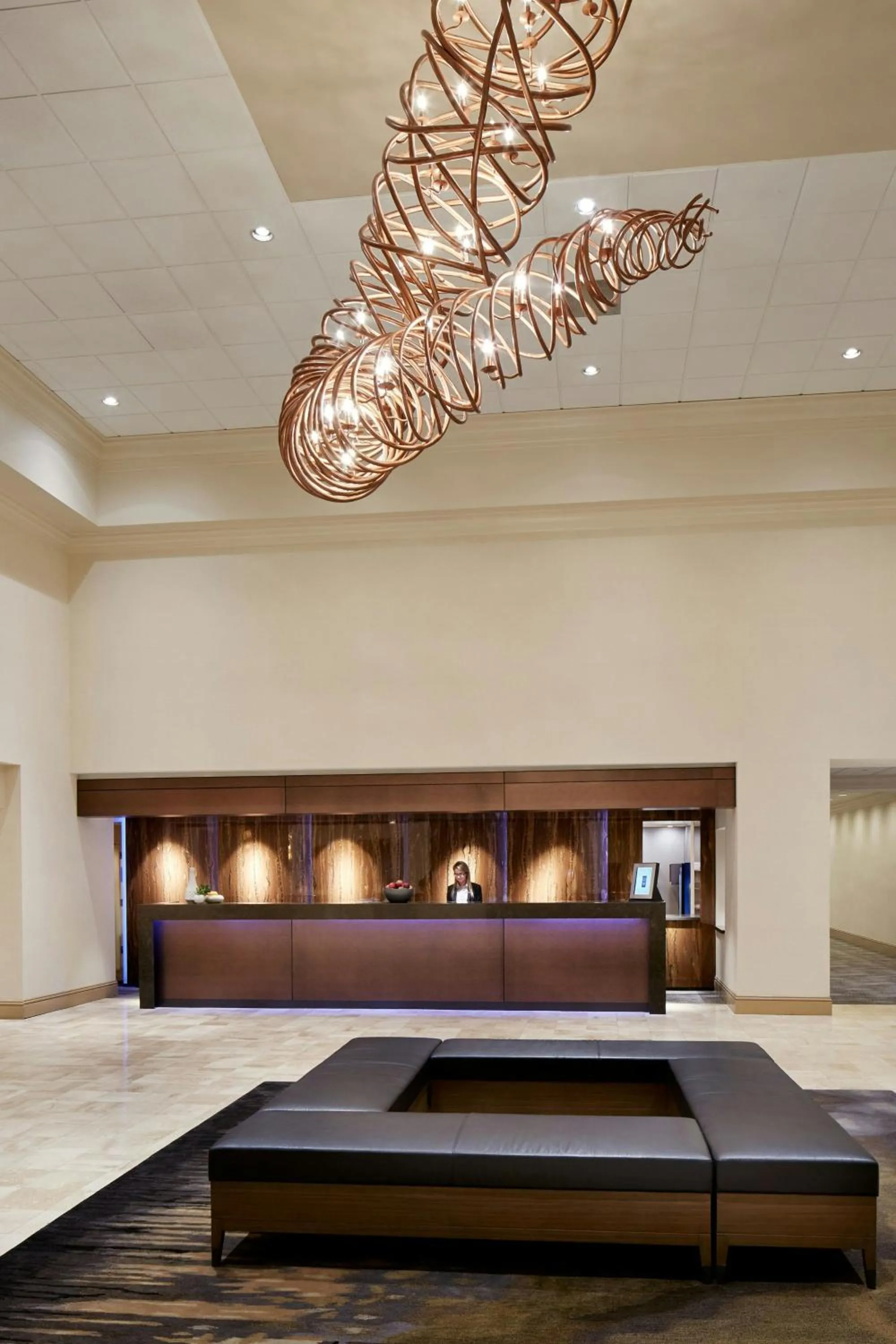 Lobby or reception in Marriott Birmingham Grandview