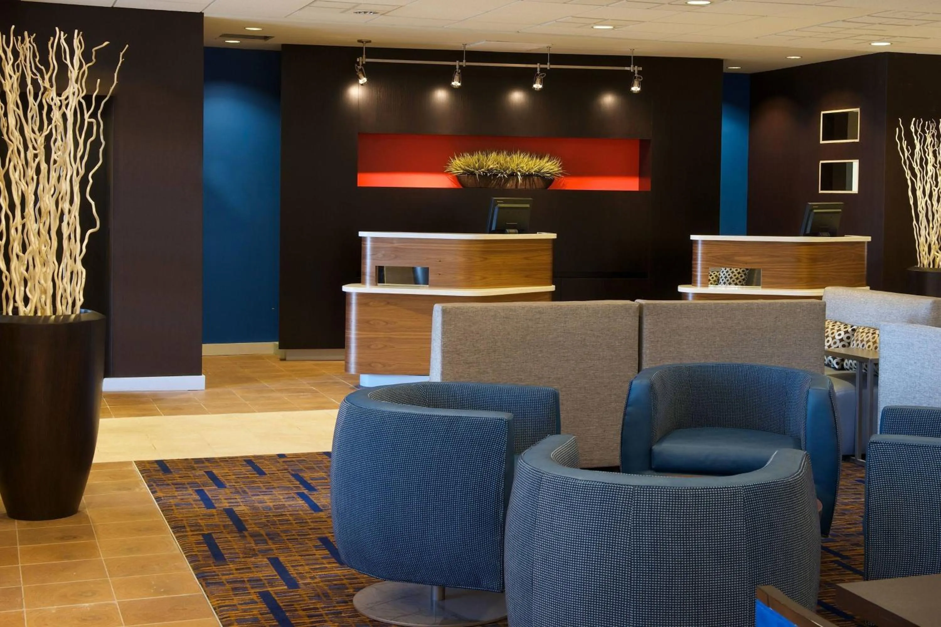 Lobby or reception in Courtyard by Marriott Bloomington