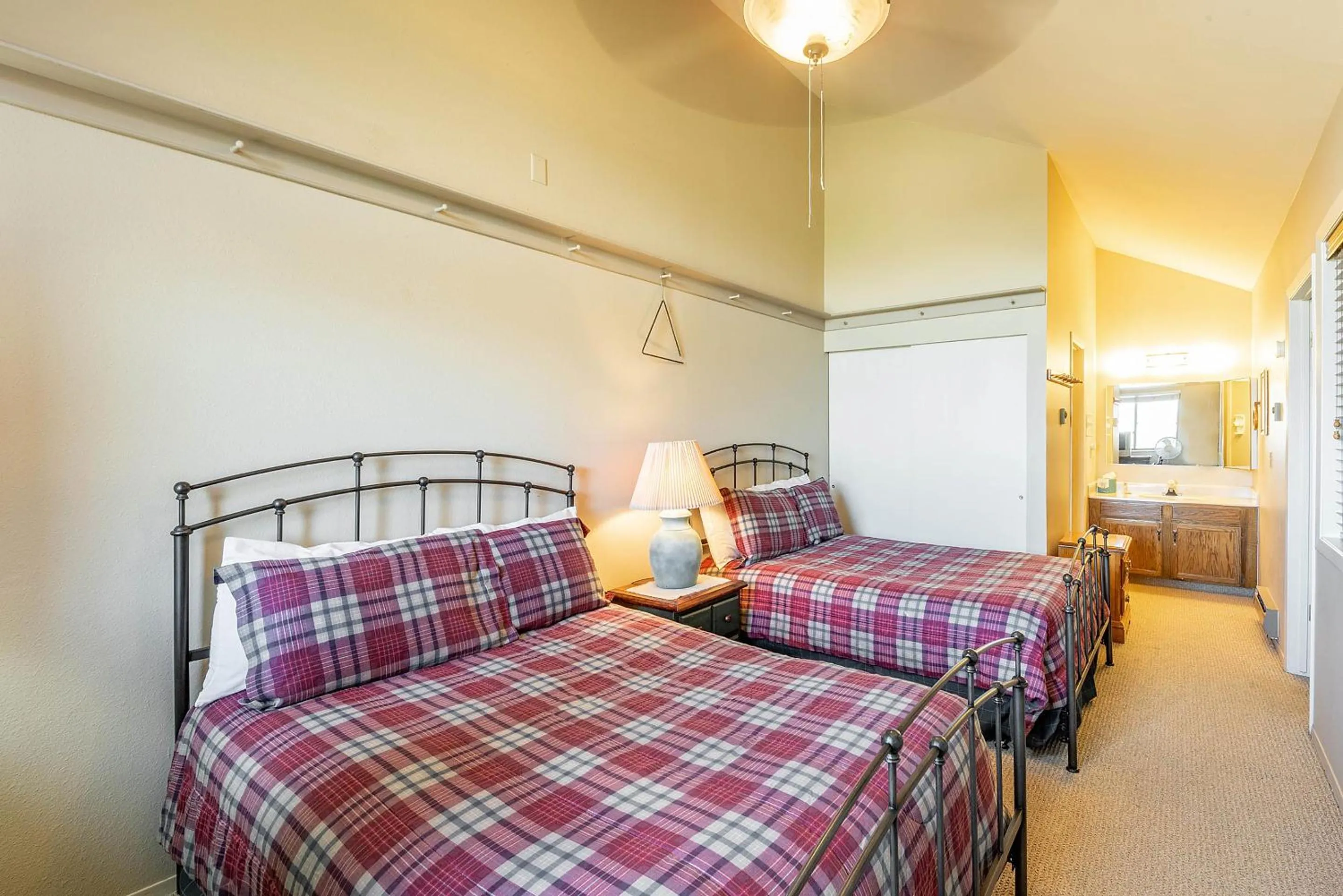 Bedroom, Bed in Red Pine Condominiums by All Seasons Resort Lodging