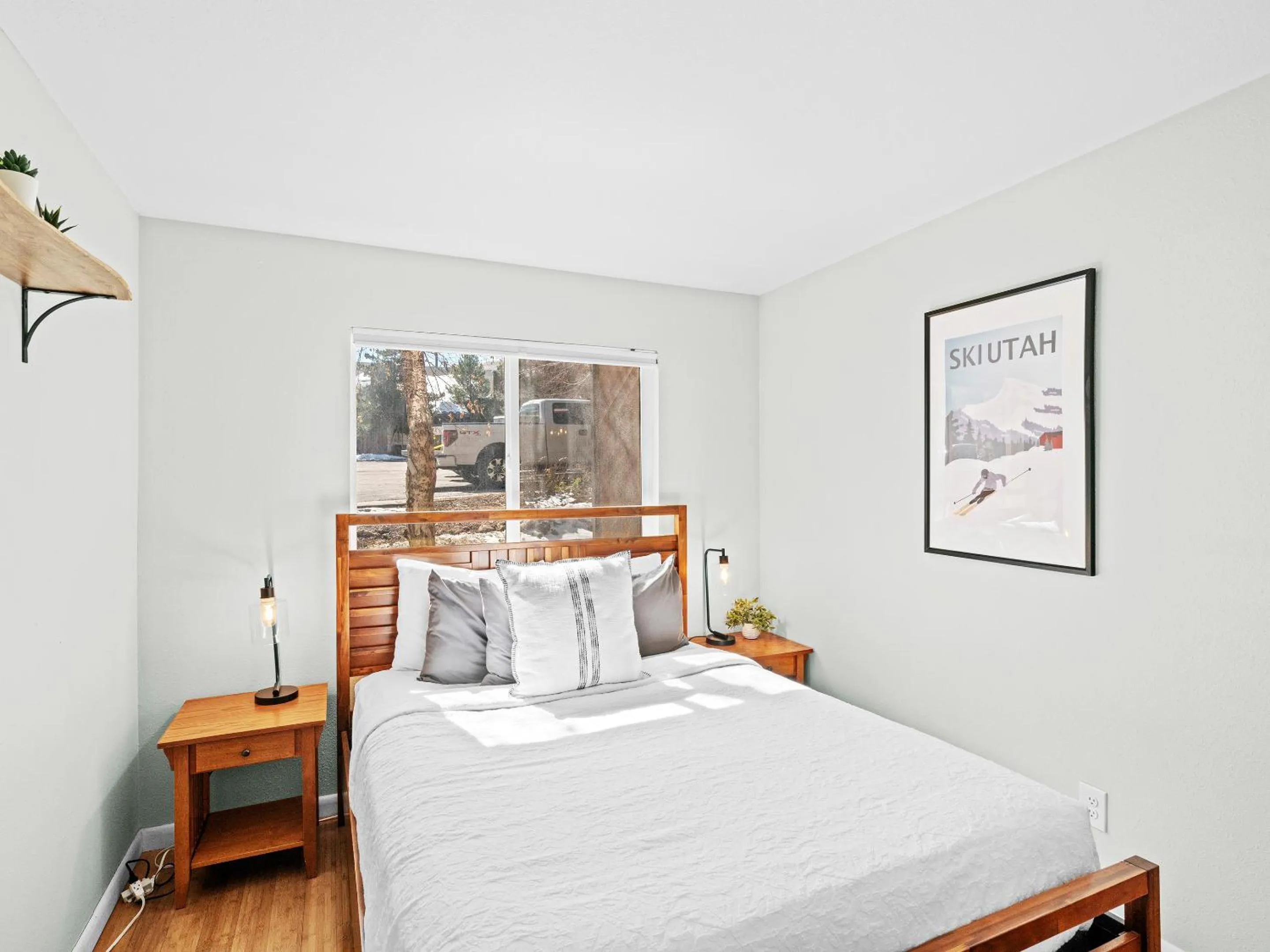 Bedroom, Bed in Red Pine Condominiums by All Seasons Resort Lodging