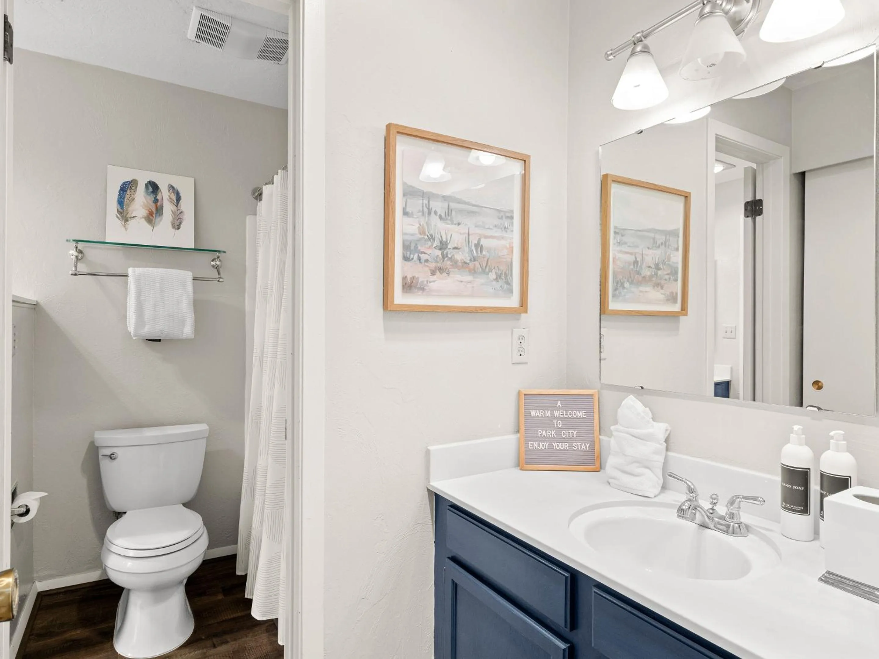 Bathroom in Red Pine Condominiums by All Seasons Resort Lodging