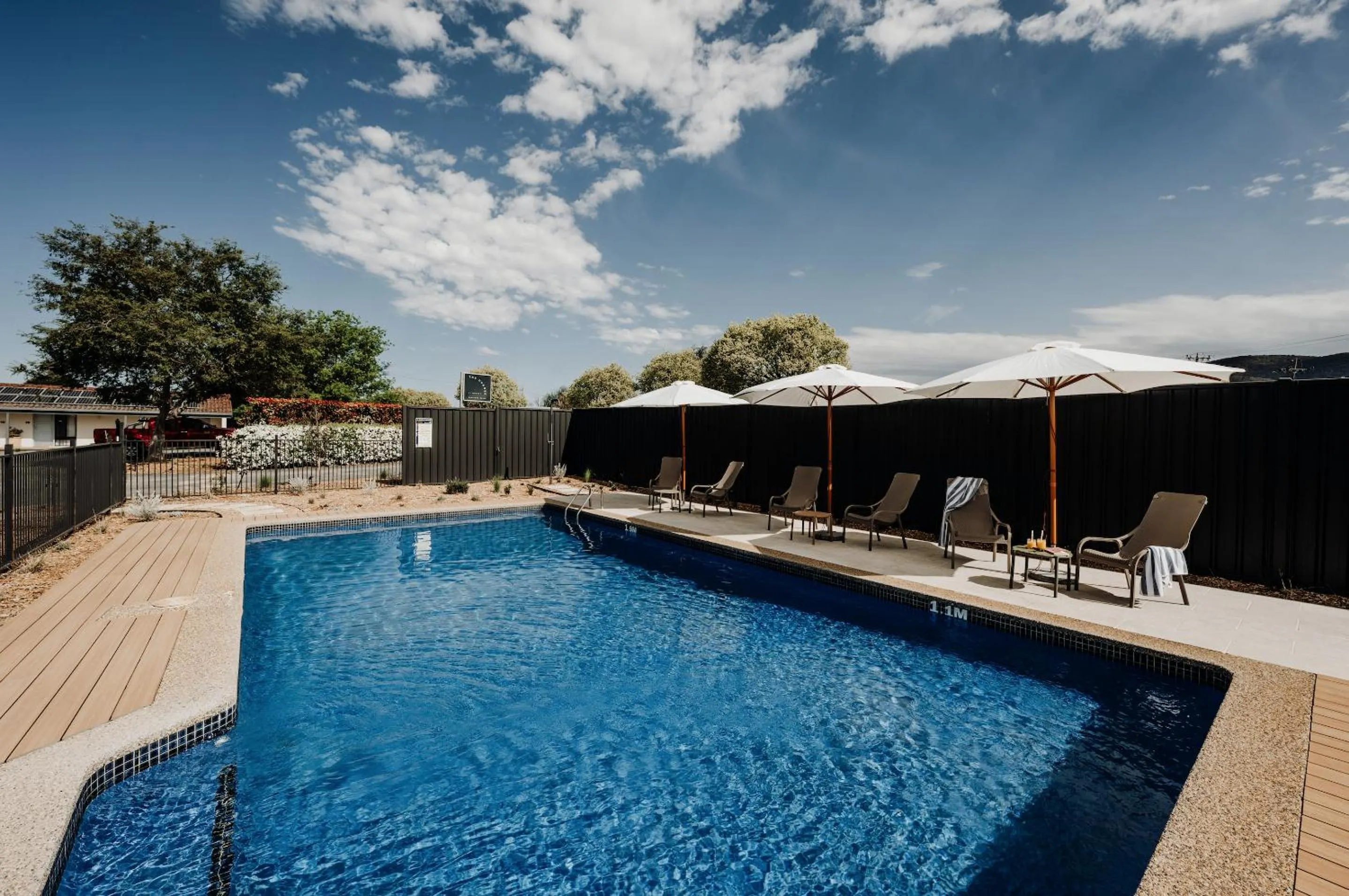 Pool view in The Cudgee at Mudgee