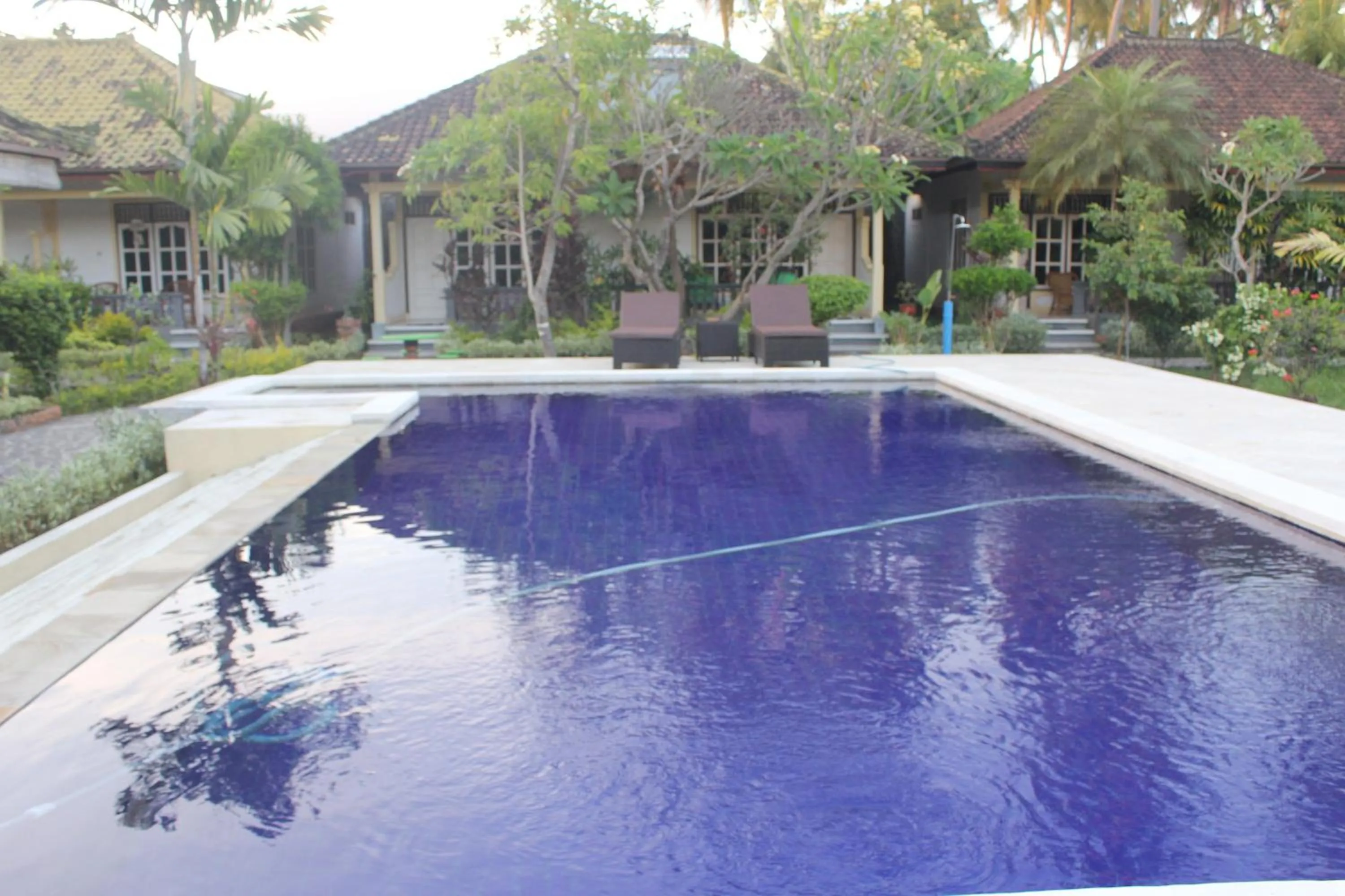 Patio in Taman Lily's Hotel