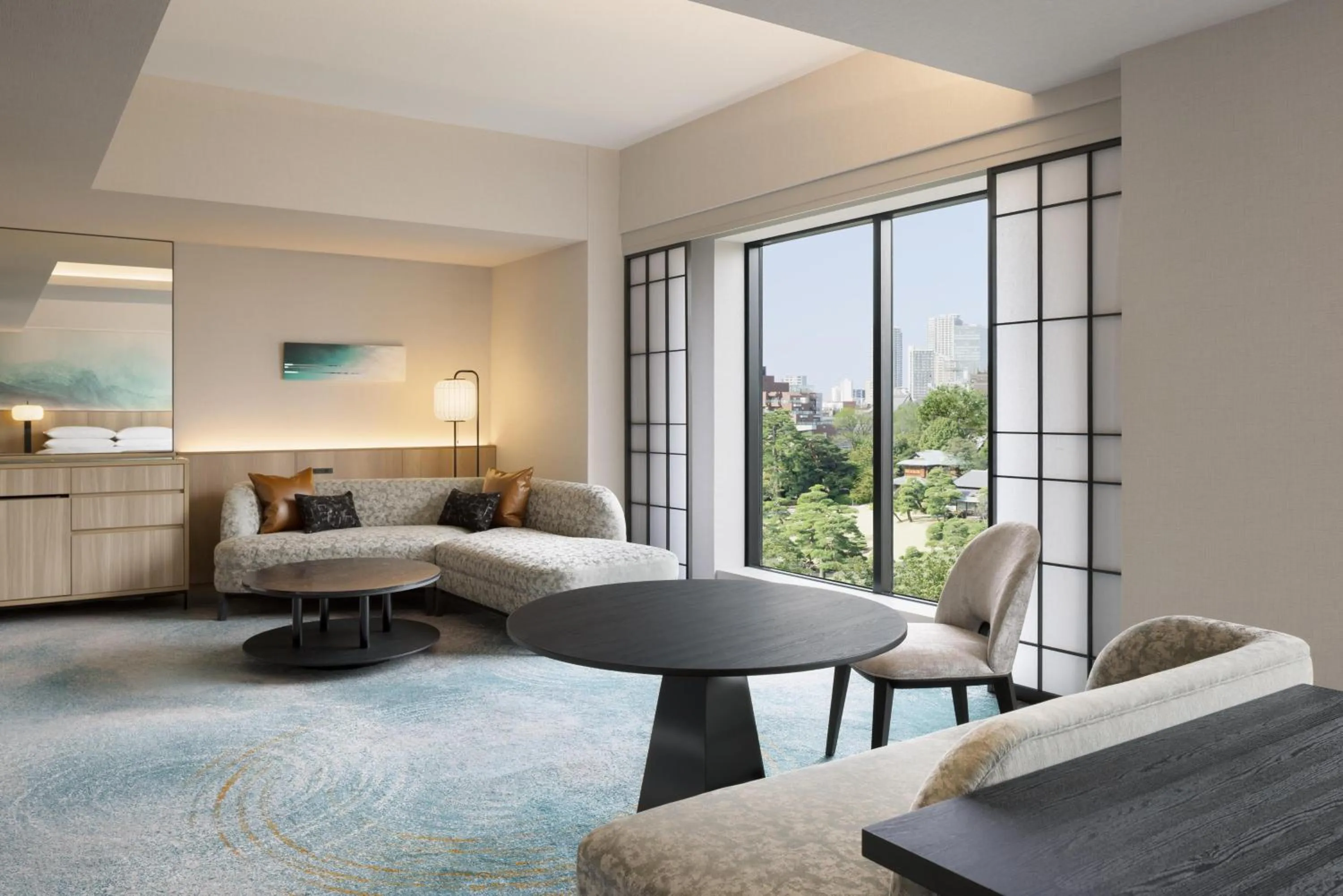 Living room in Sheraton Miyako Hotel Tokyo
