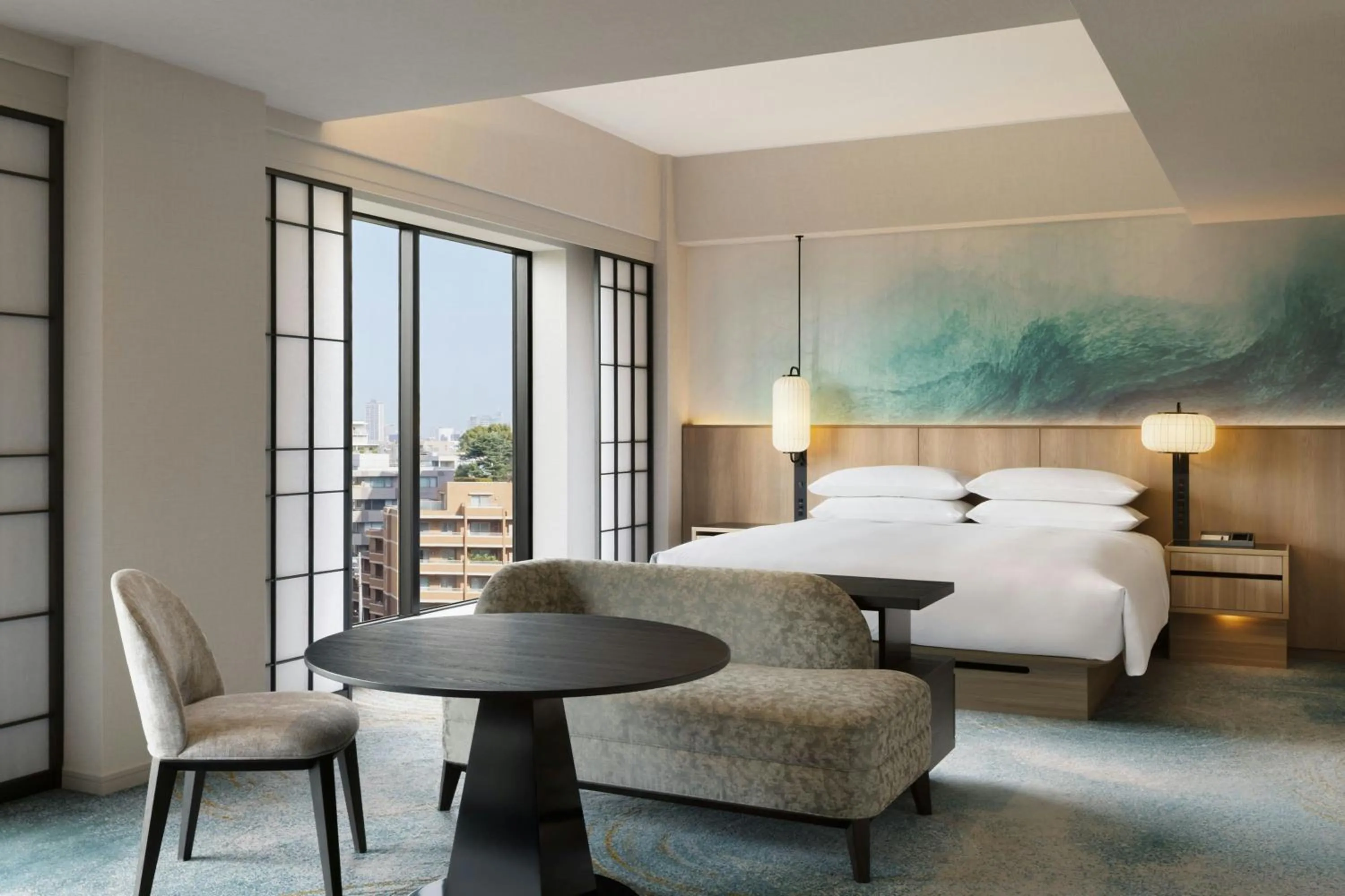 Photo of the whole room, Bed in Sheraton Miyako Hotel Tokyo