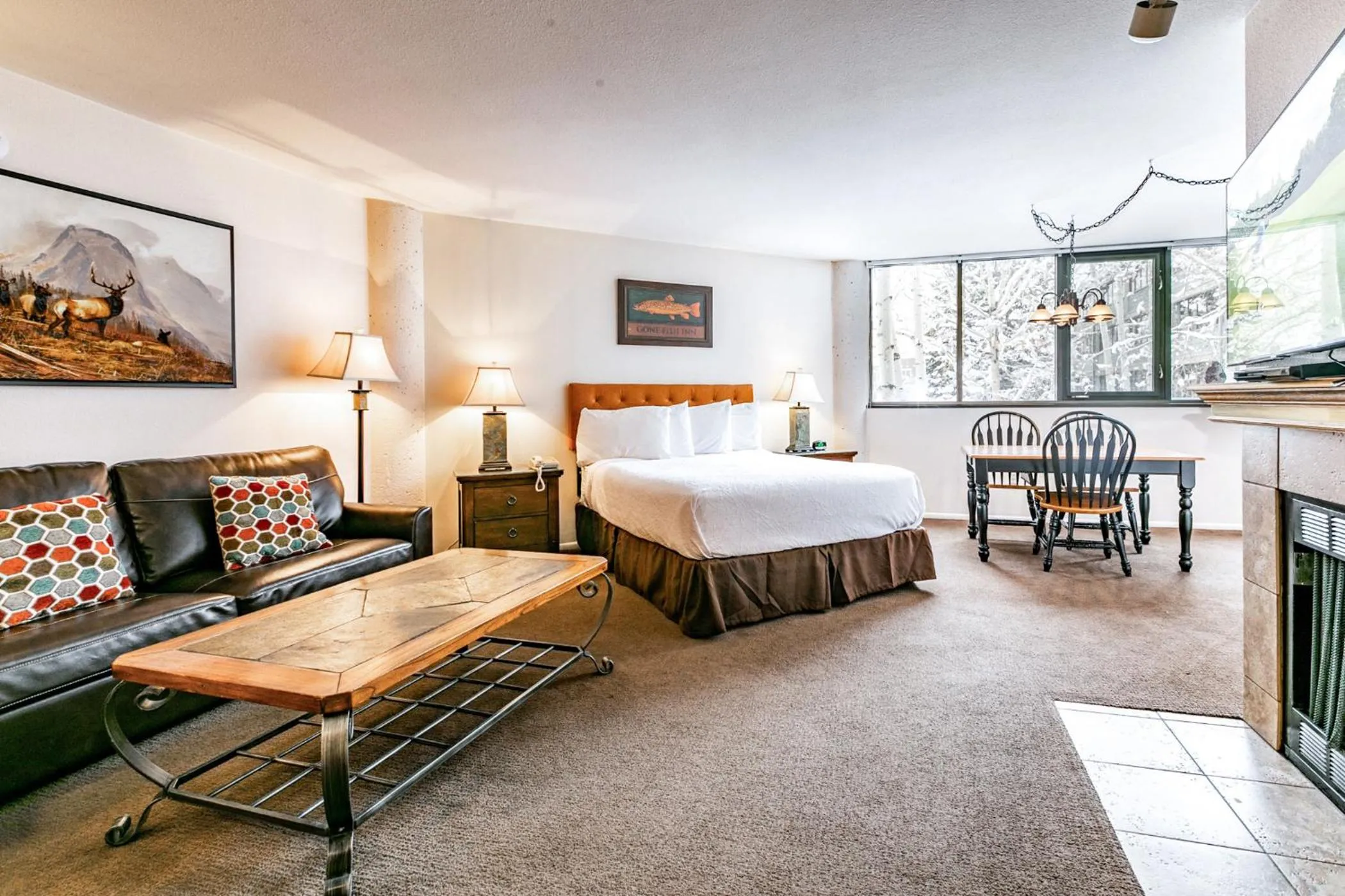 Bed in Silver King by All Seasons Resort Lodging